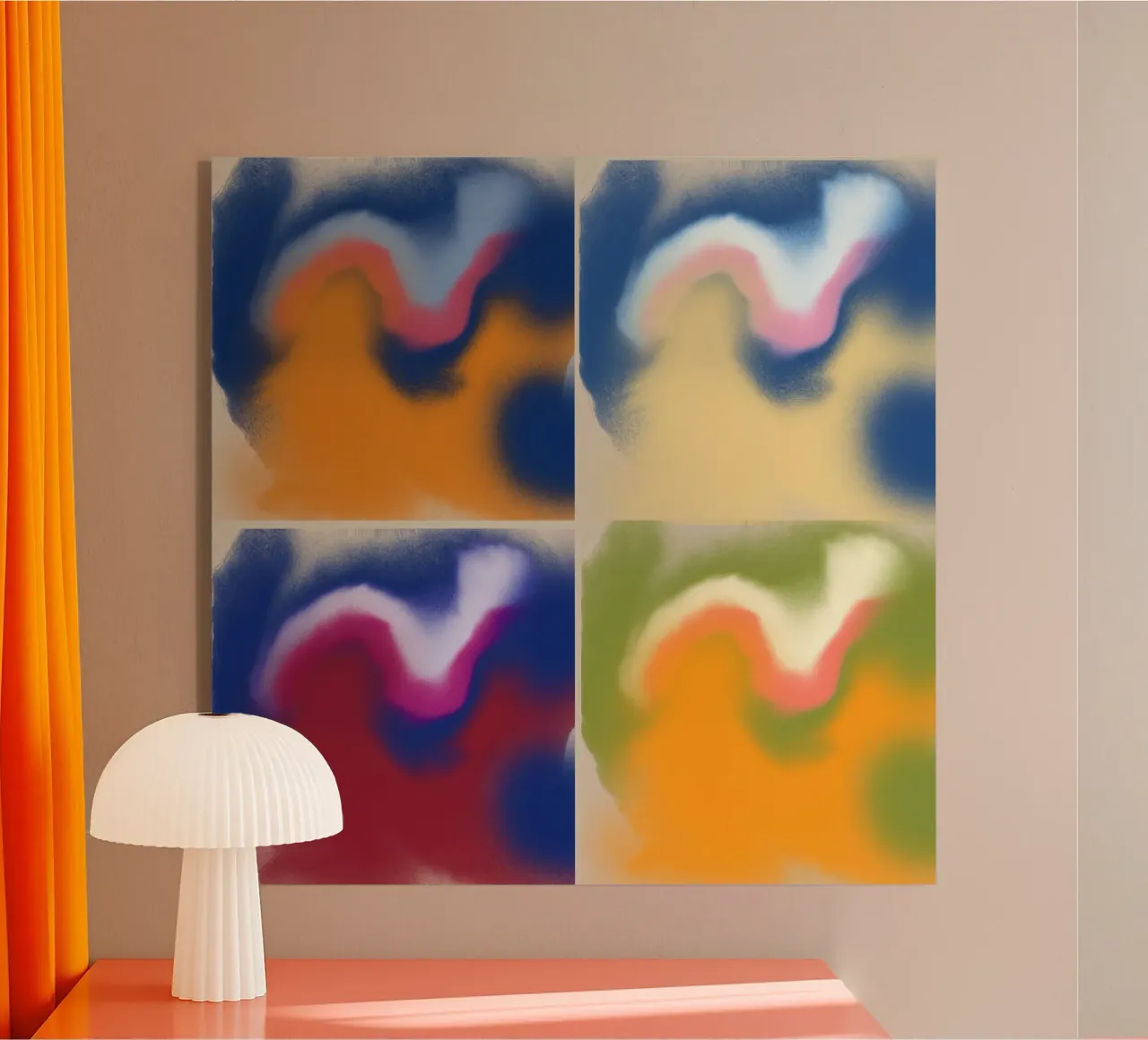 Fluidity square plexiglas de Little Dean