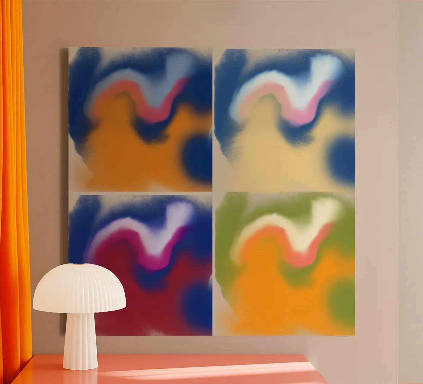 Carré de fluidité toile de Little Dean