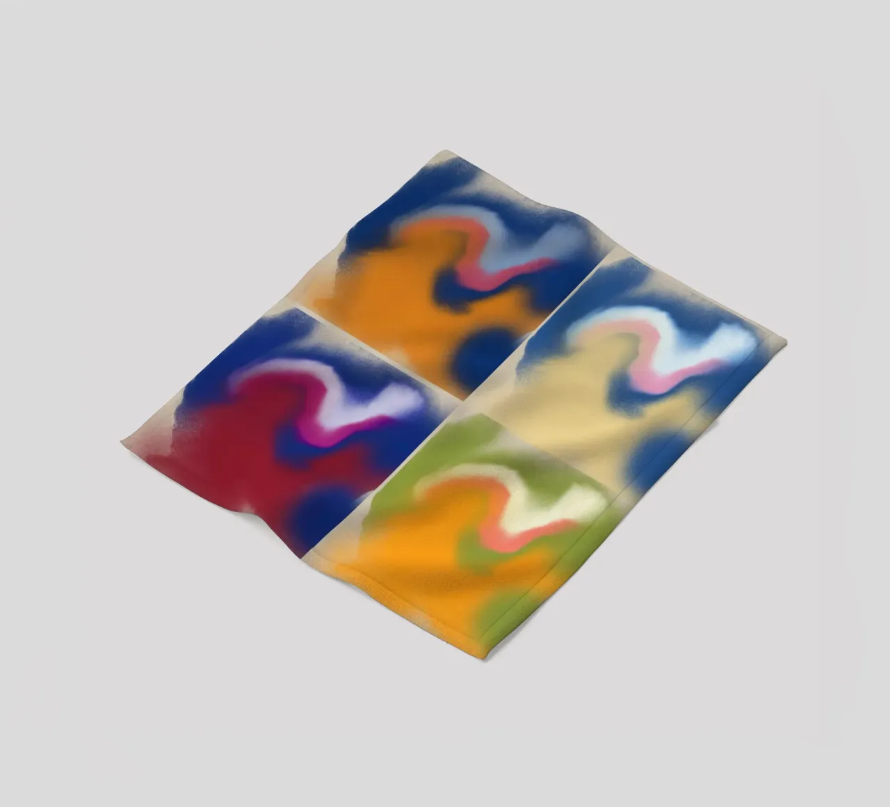 Fluidity square Fleecedecke von Little Dean