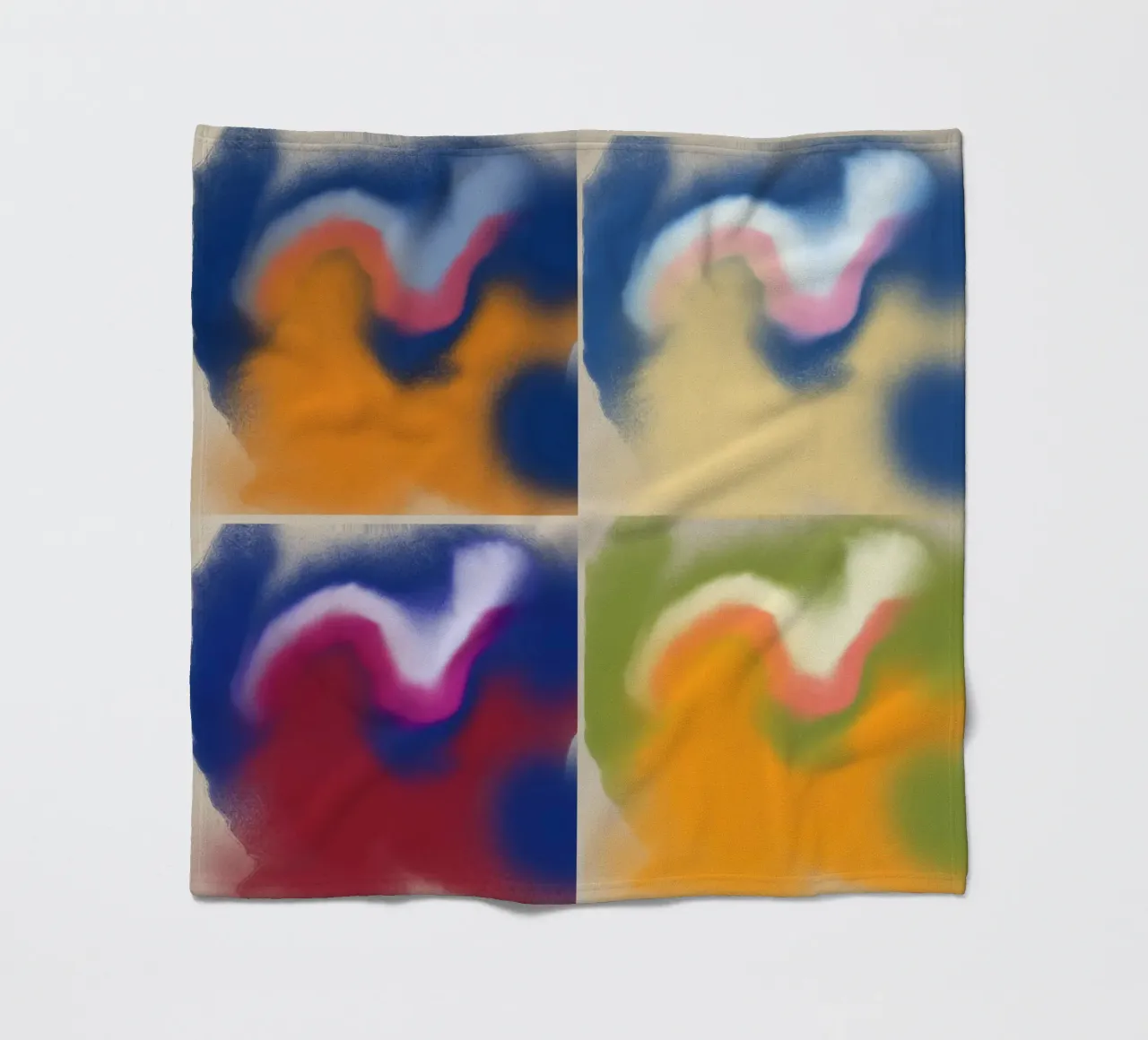 Fluidity square Fleecedecke von Little Dean