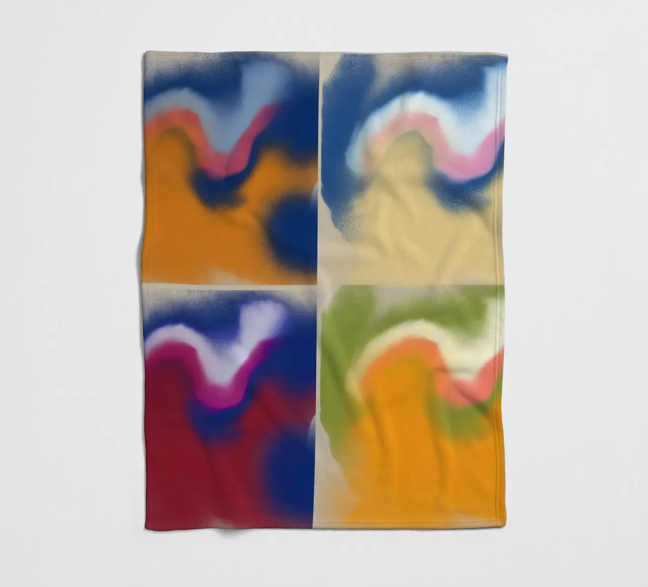 Fluidity square Fleecedecke von Little Dean