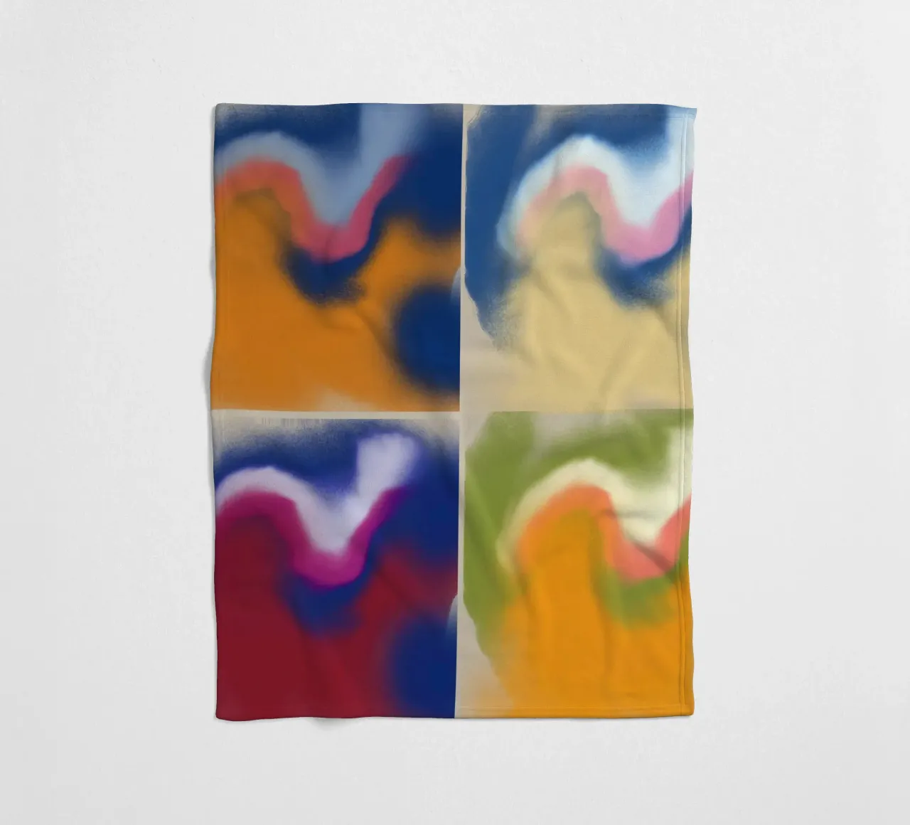 Fluidity square Fleecedecke von Little Dean