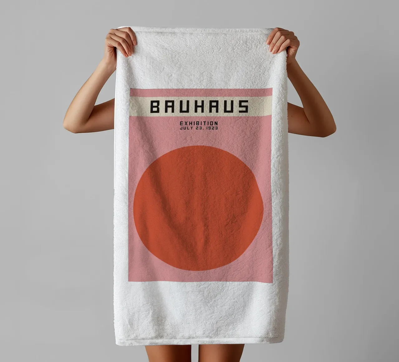 Bauhaus 1923 towel by Narciso