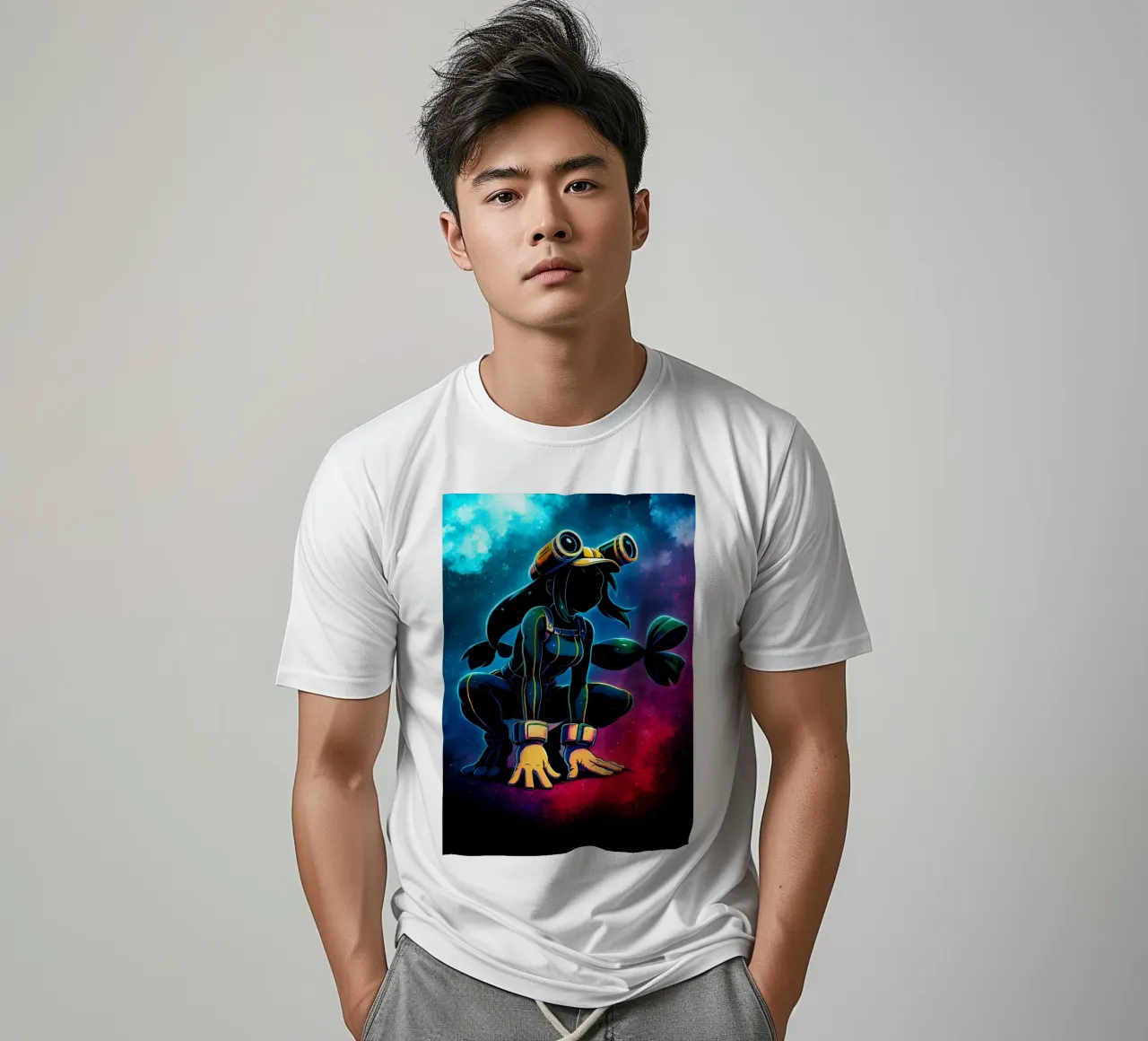 Soul Of my hero academia Asui Tsuyu t-shirt da DGSoulheroes