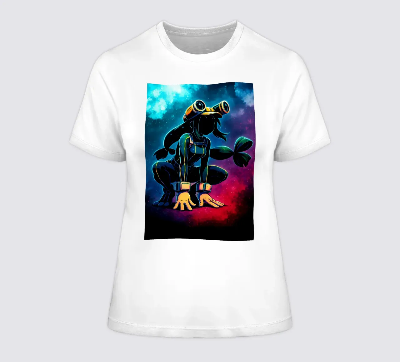 Soul Of my hero academia Asui Tsuyu t-shirt da donna da DGSoulheroes