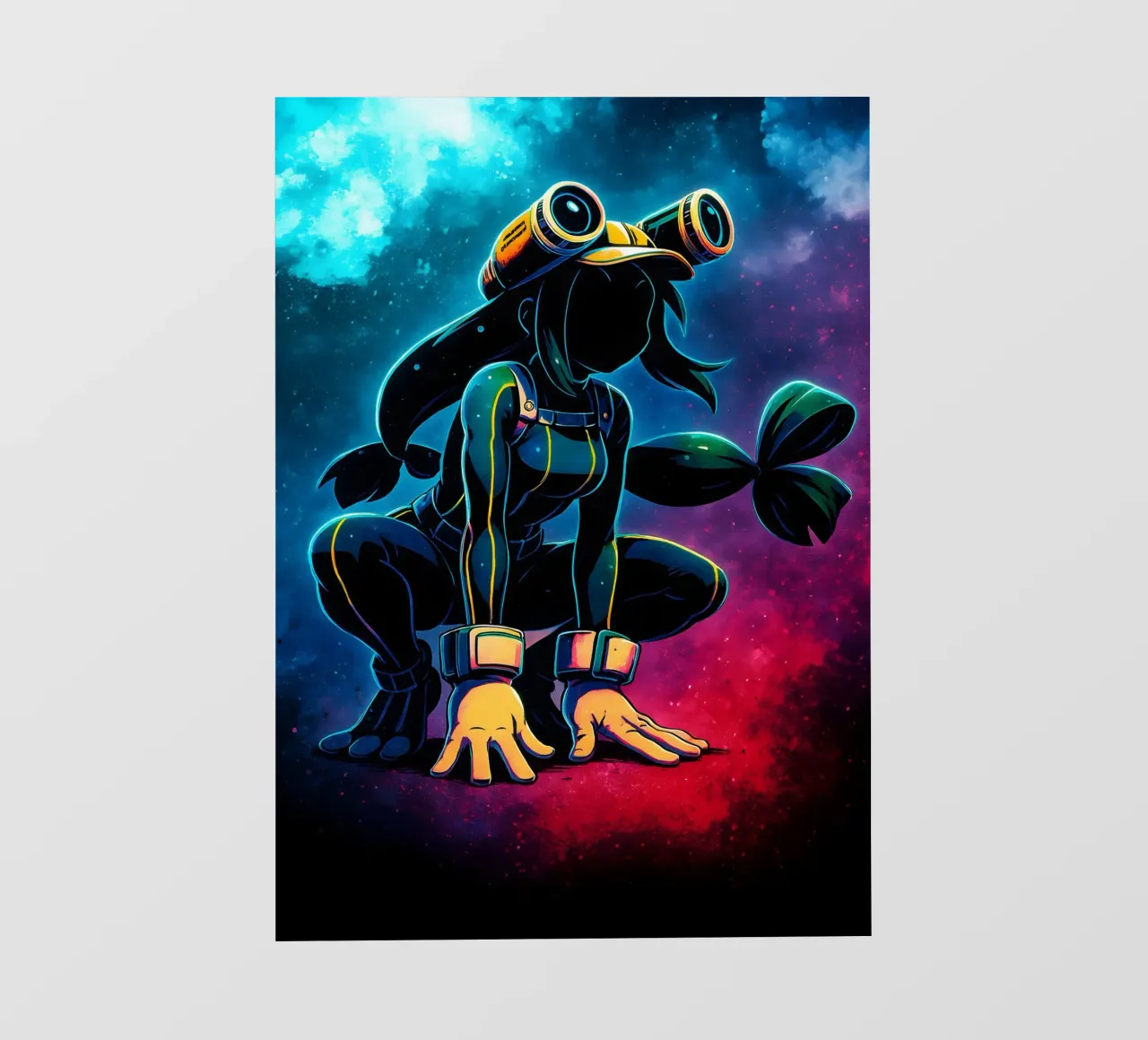 Soul Of my hero academia Asui Tsuyu papel para pared de DGSoulheroes