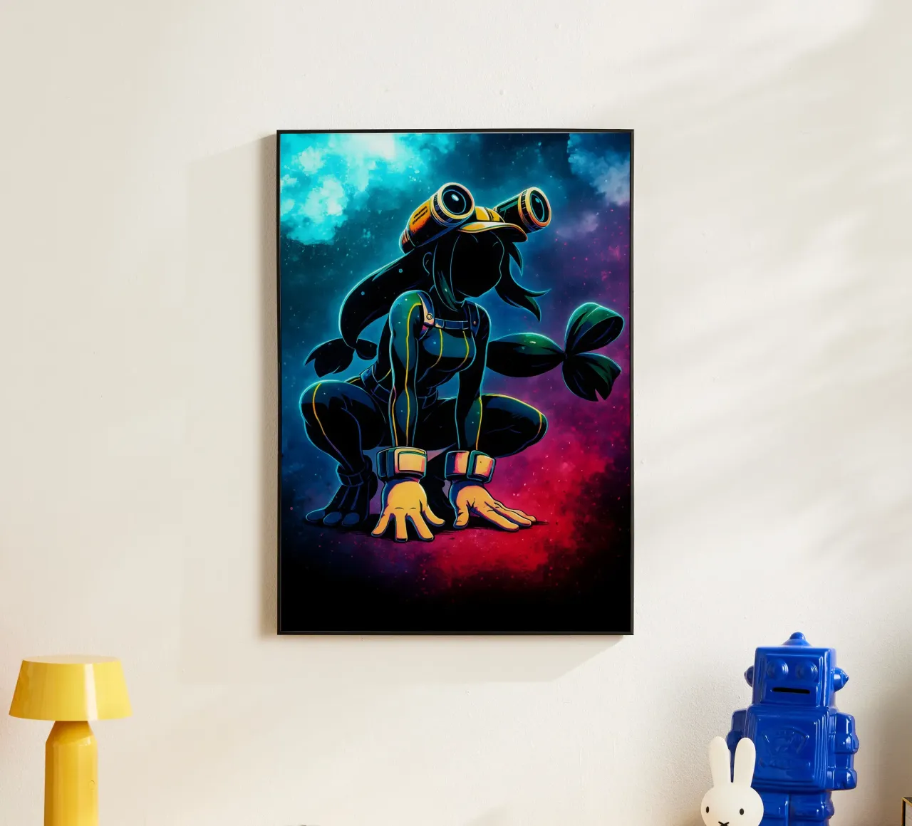 Soul Of my hero academia Asui Tsuyu alluminio dibond da DGSoulheroes