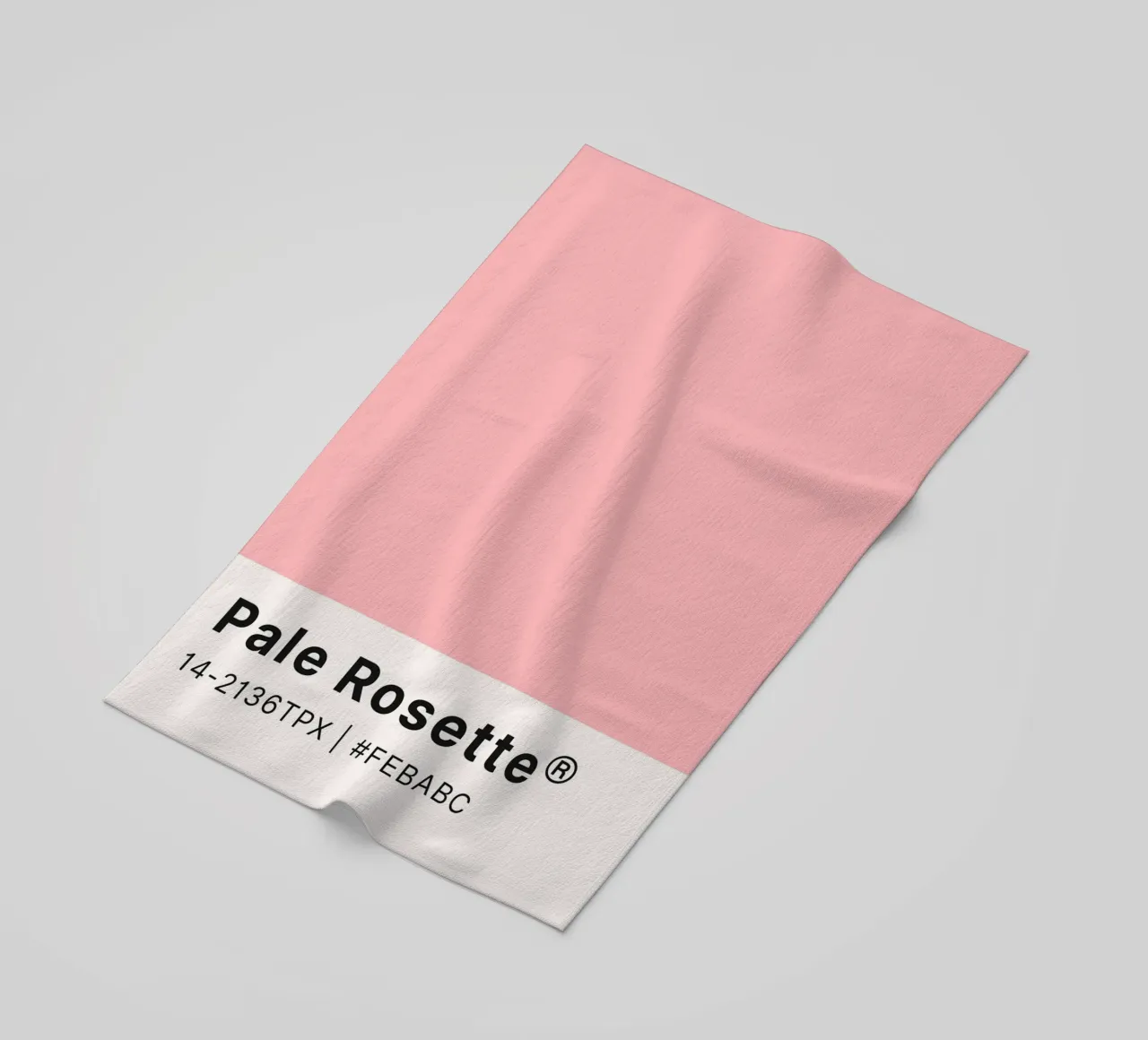 Lichtrozet Pantone Kleurencode Minimalistische Print strandhanddoek van homdeco