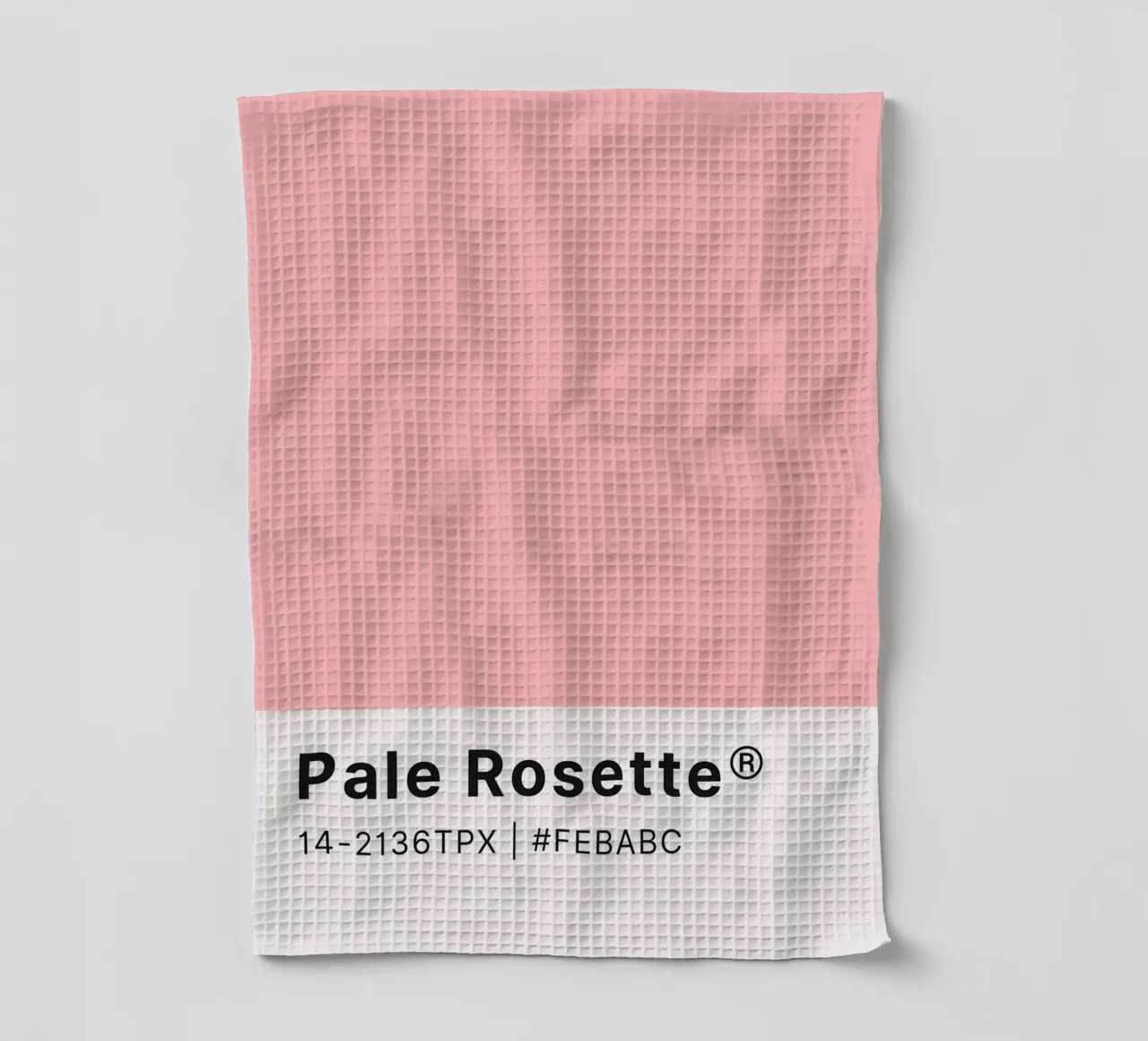 Lichtrozet Pantone Kleurencode Minimalistische Print theedoek van homdeco