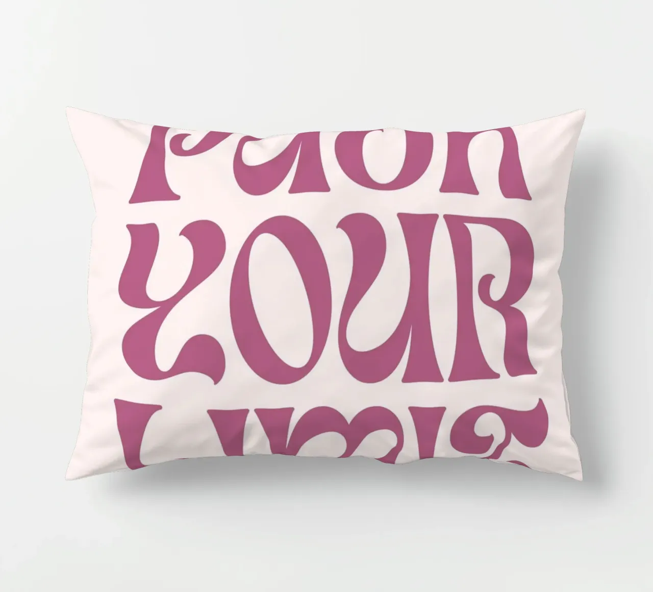 Impression d'art motivationnel "Push Your Limit" Groovy coussin de homdeco