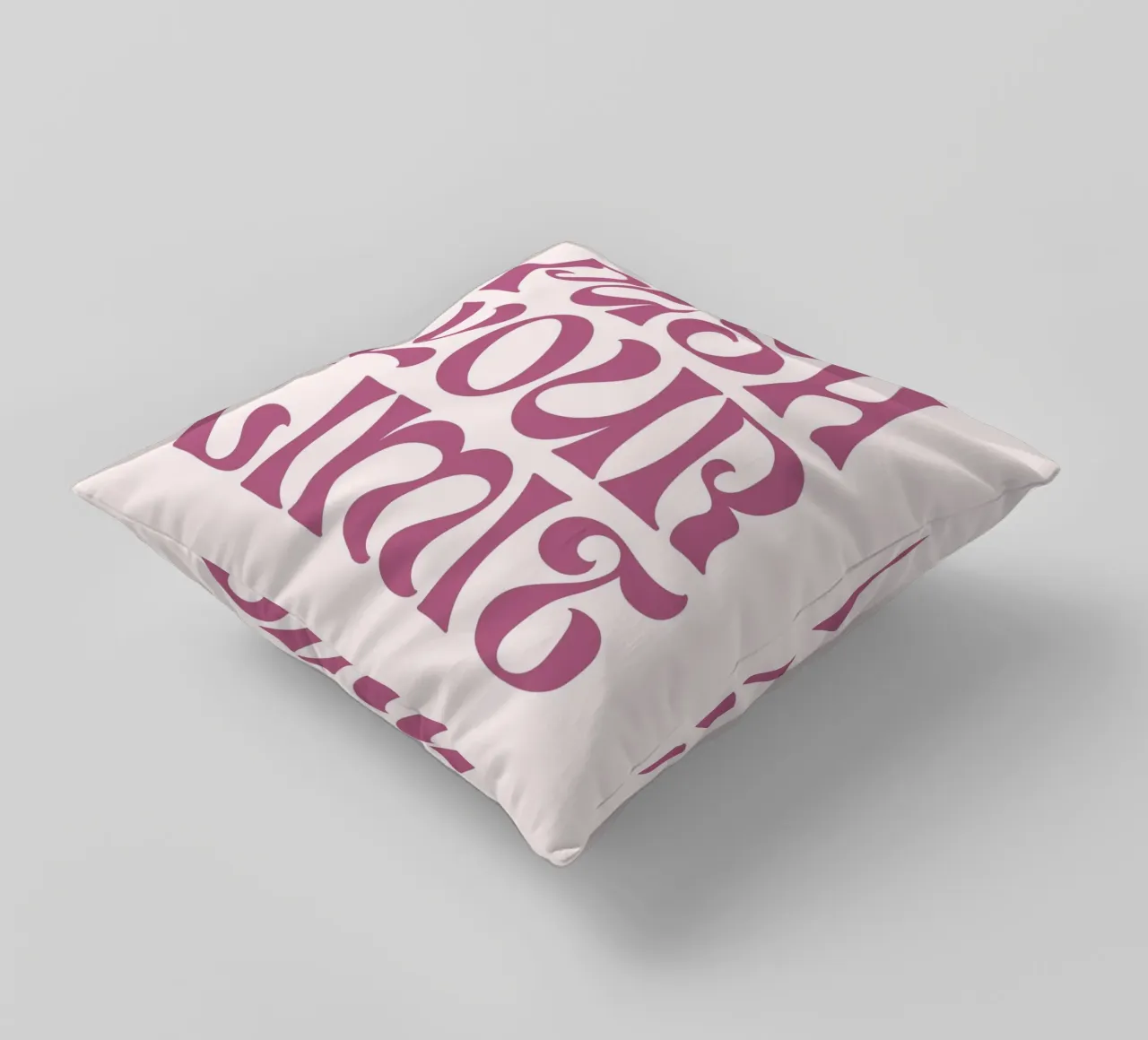 Impression d'art motivationnel "Push Your Limit" Groovy coussin de homdeco