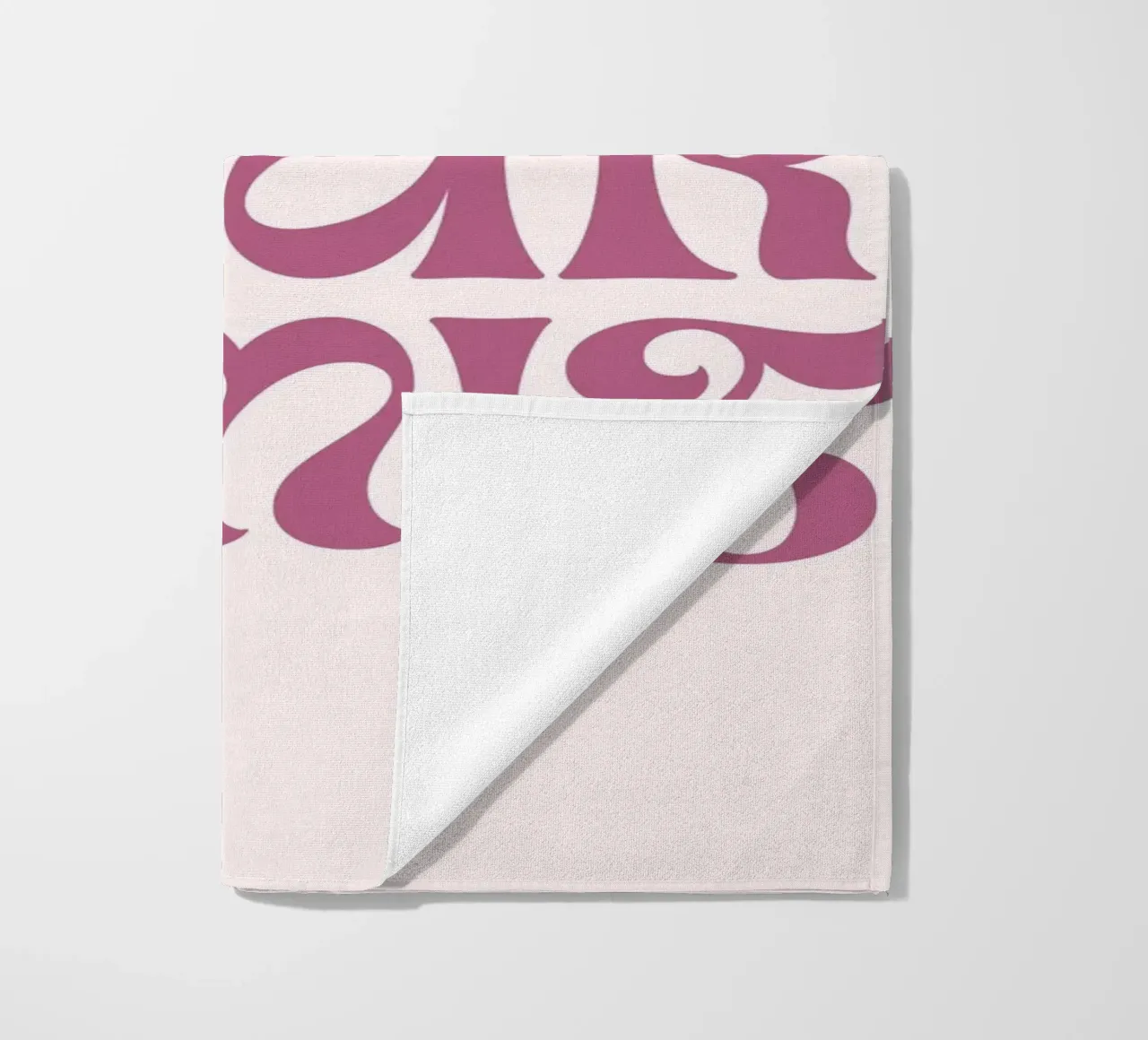 Impression d'art motivationnel "Push Your Limit" Groovy serviette de plage de homdeco