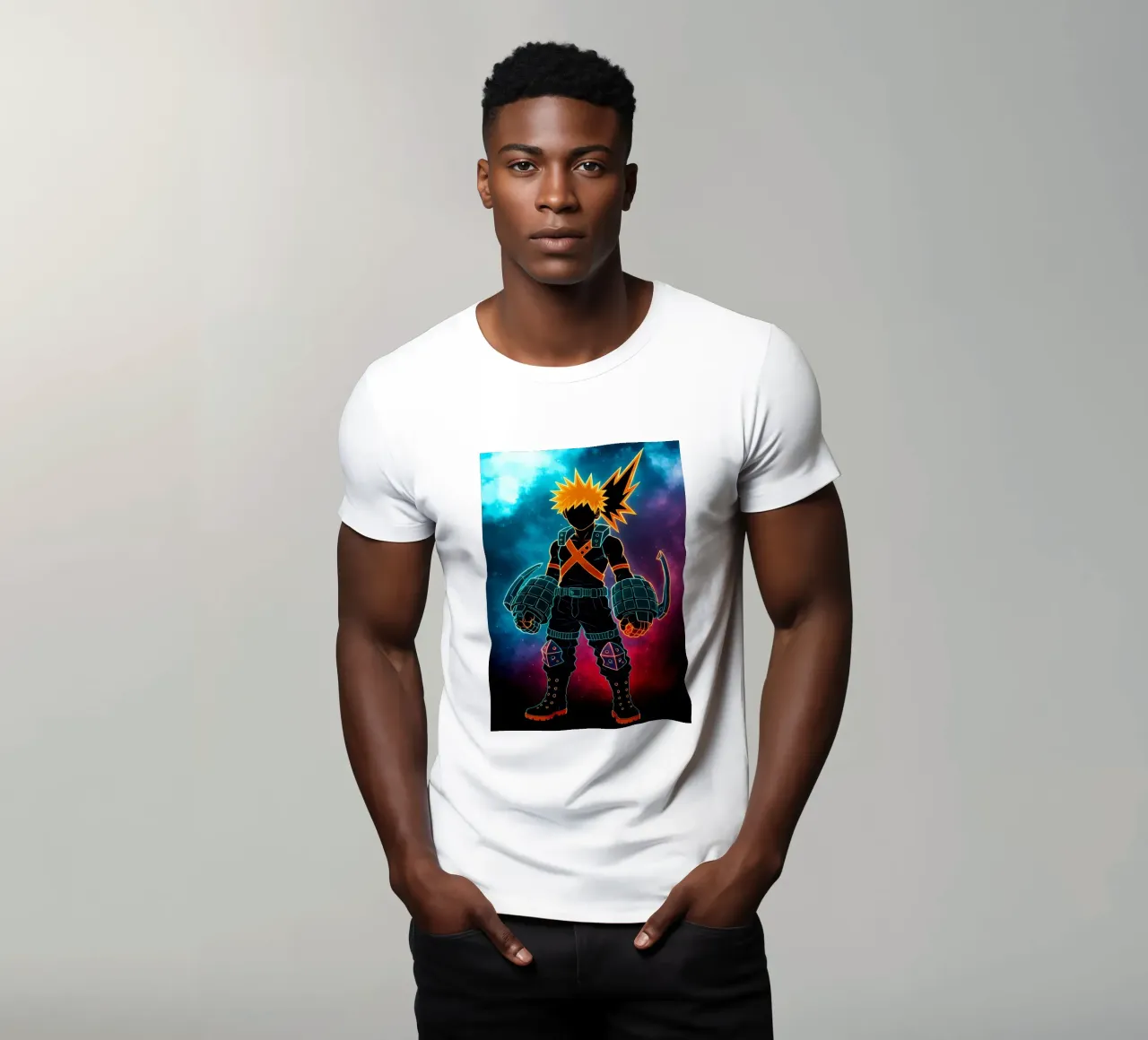 Soul Of my hero academia Bakugo Katsuki t-shirt da DGSoulheroes