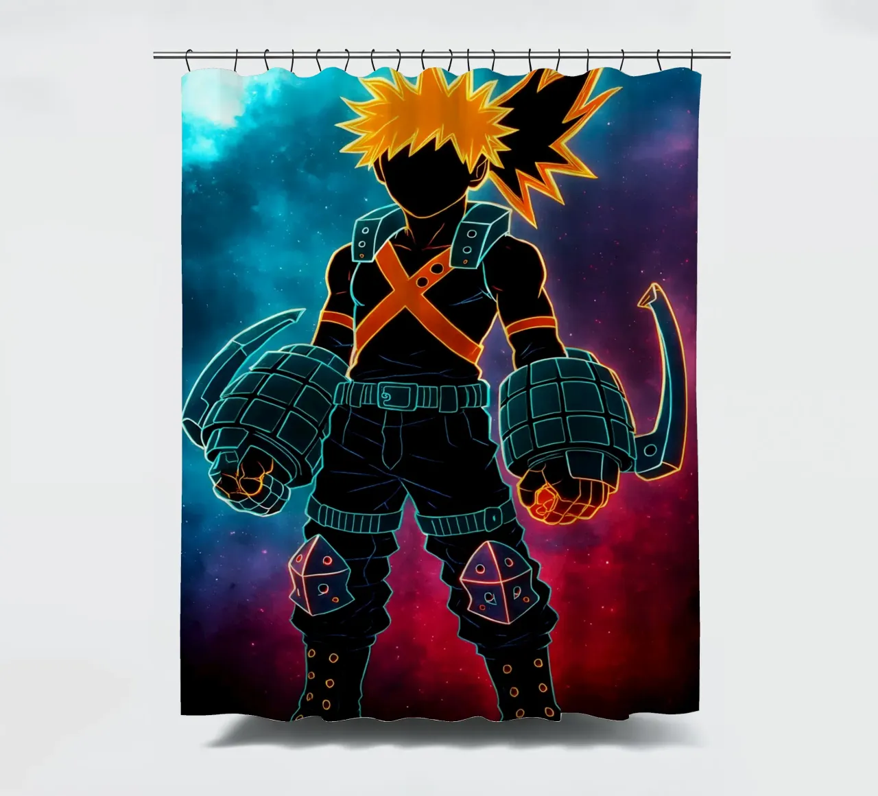 Soul Of my hero academia Bakugo Katsuki tenda da doccia da DGSoulheroes