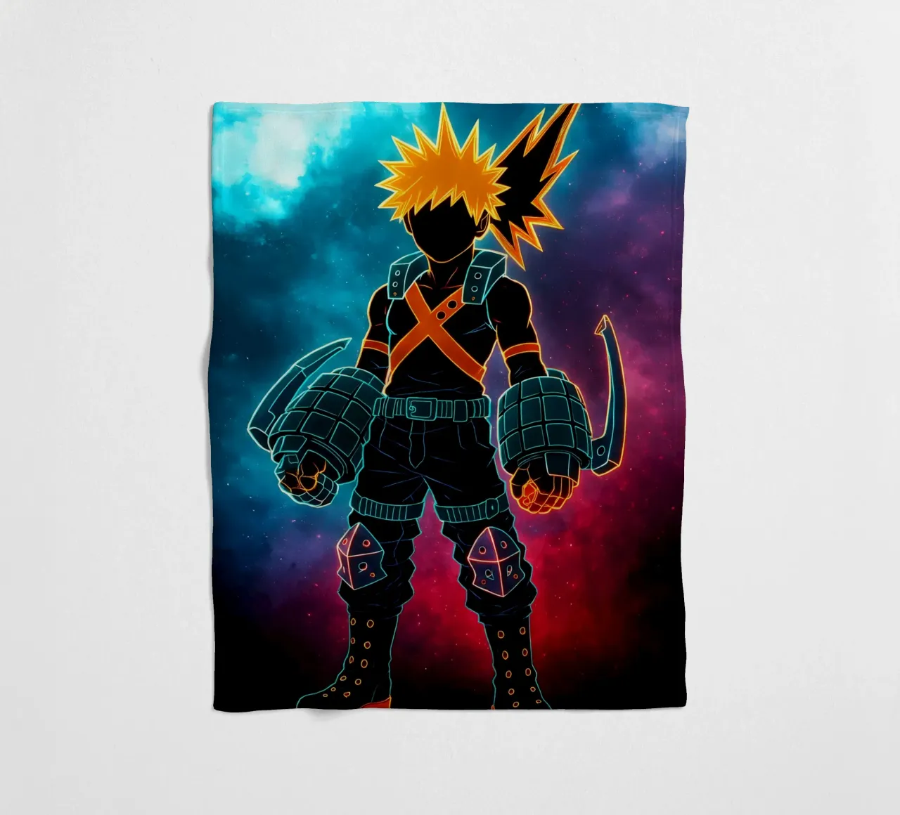 Soul Of my hero academia Bakugo Katsuki coperta in pile da DGSoulheroes