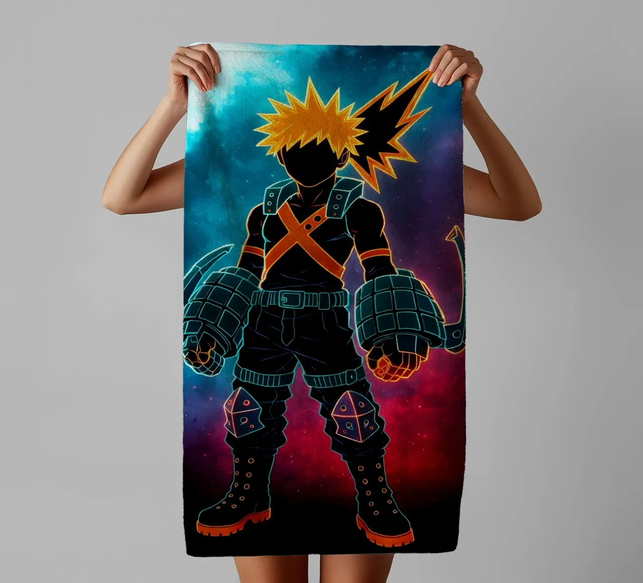 Soul Of my hero academia Bakugo Katsuki asciugamano da bagno da DGSoulheroes