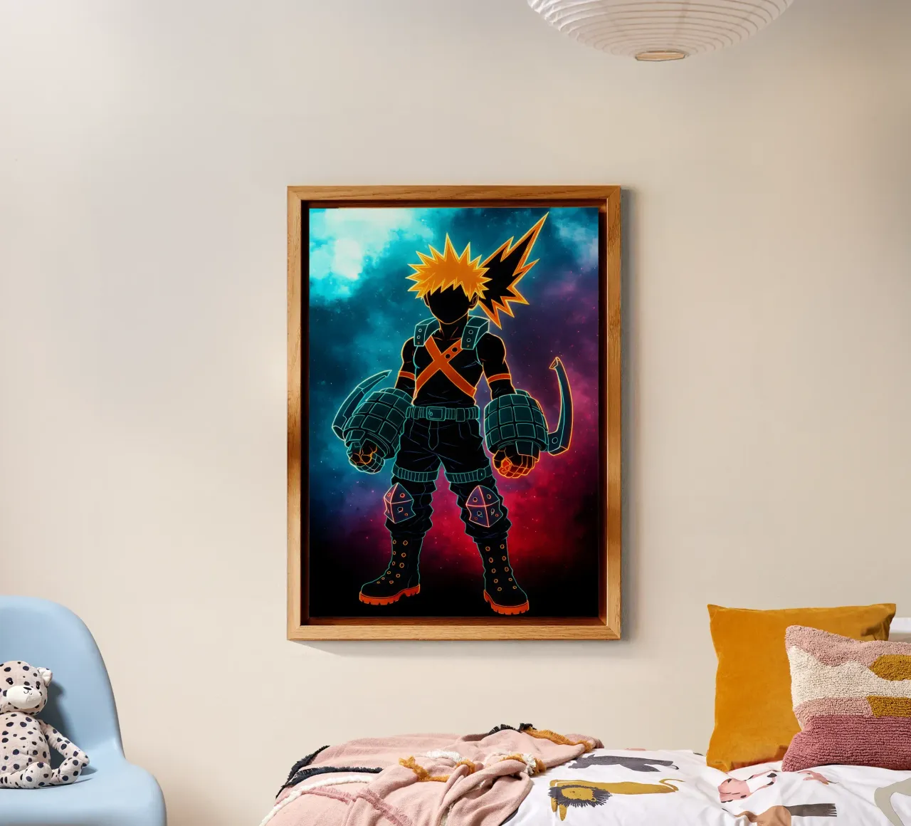 Soul Of my hero academia Bakugo Katsuki alluminio dibond da DGSoulheroes