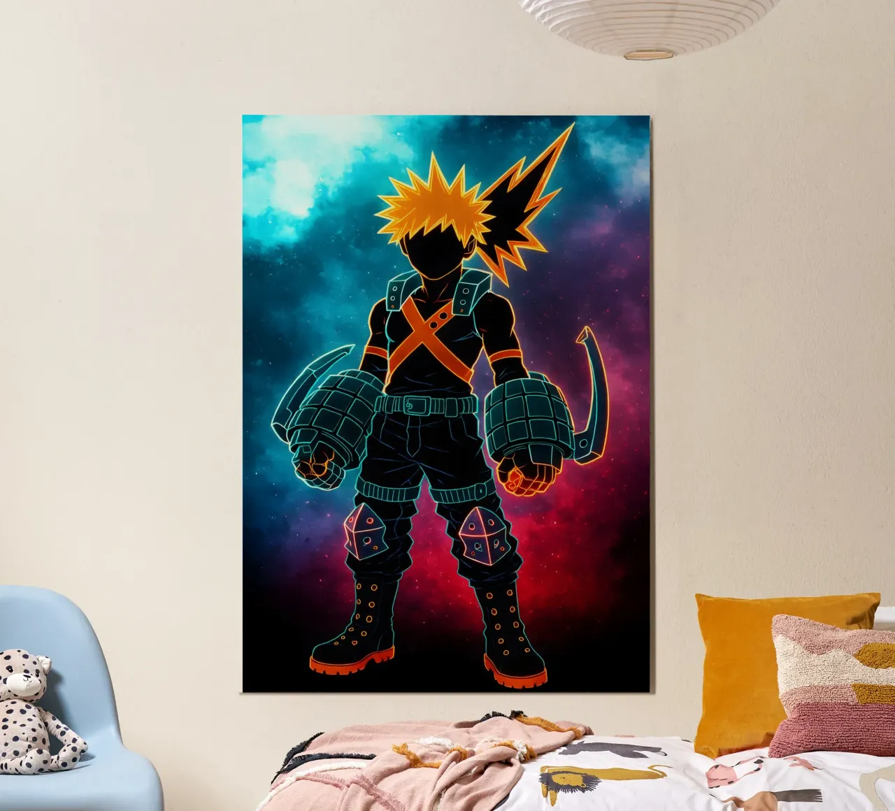 Soul Of my hero academia Bakugo Katsuki alluminio dibond da DGSoulheroes