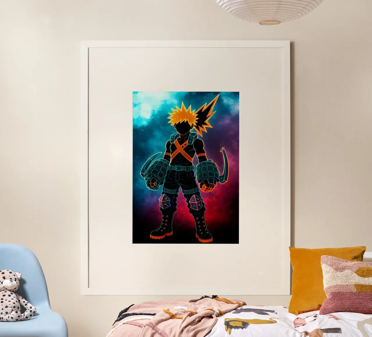 Soul Of my hero academia Bakugo Katsuki carta hahnemühle da DGSoulheroes