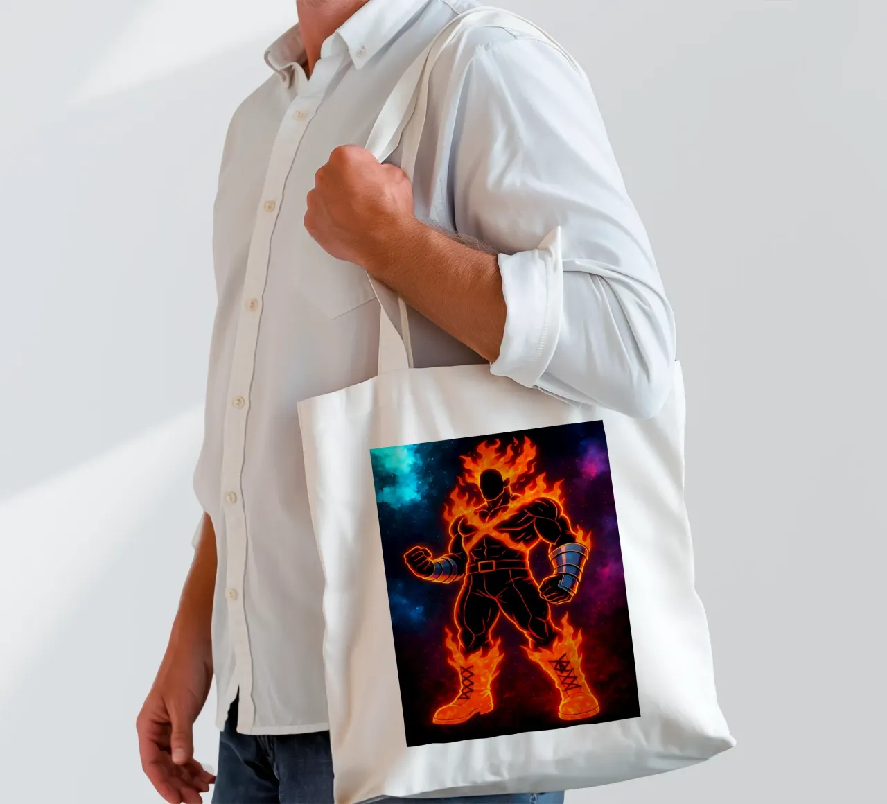 Soul Of my hero academia Endeavor tote bag by DGSoulheroes