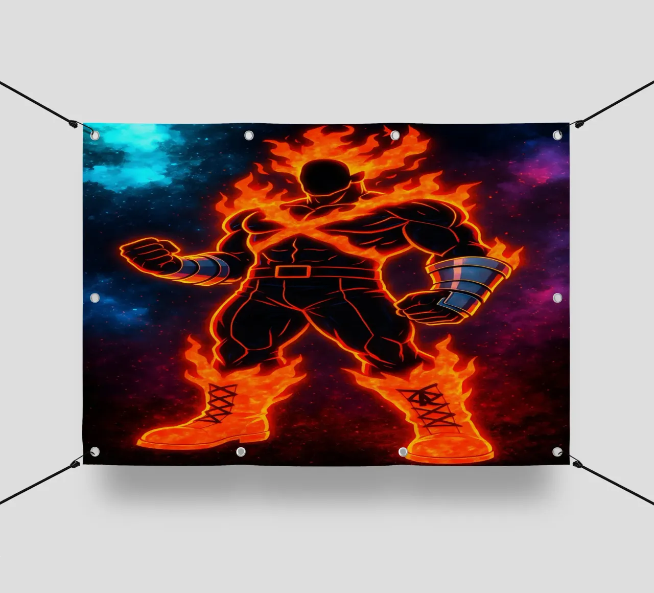 Soul Of my hero academia Endeavor telo in pvc da DGSoulheroes