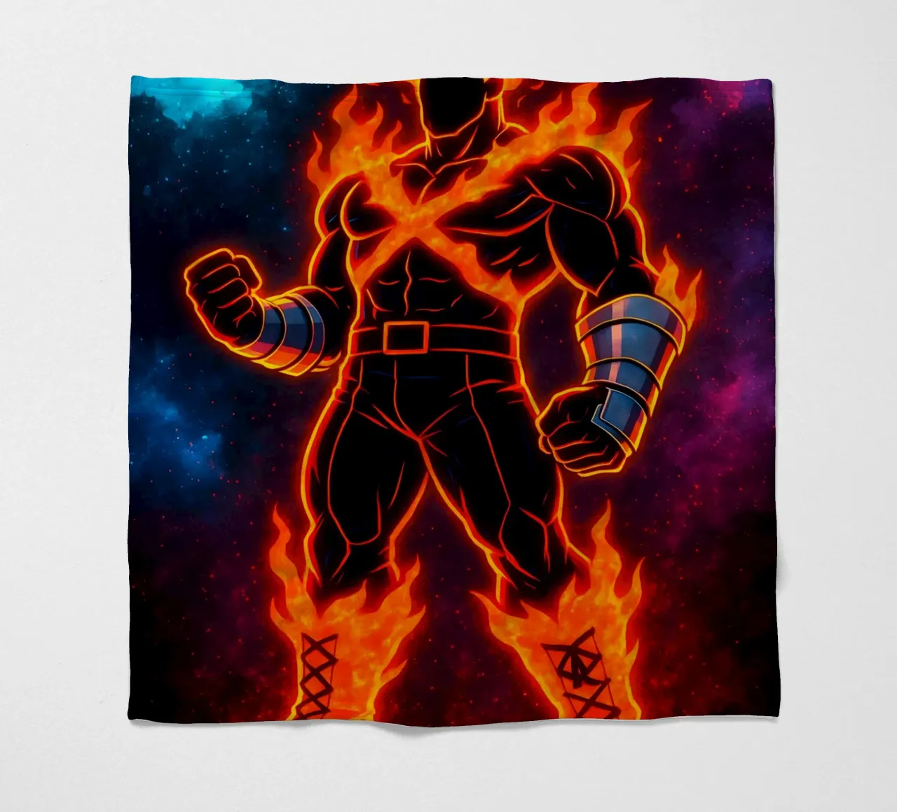 Soul Of my hero academia Endeavor coperta in pile da DGSoulheroes