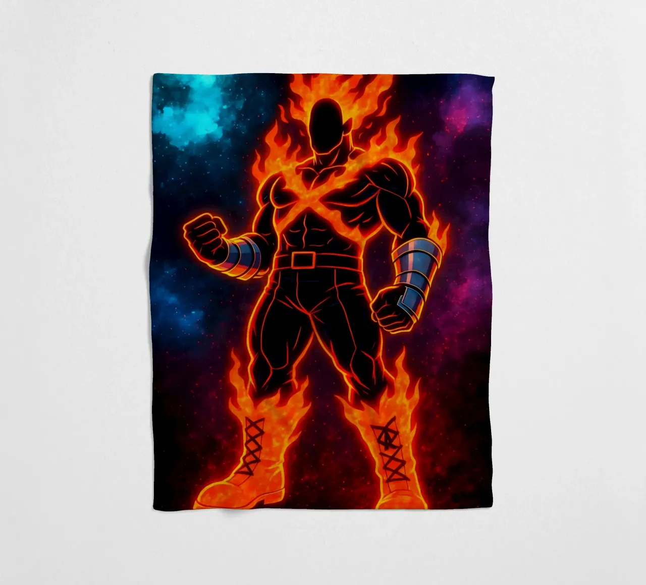 Soul Of my hero academia Endeavor coperta in pile da DGSoulheroes