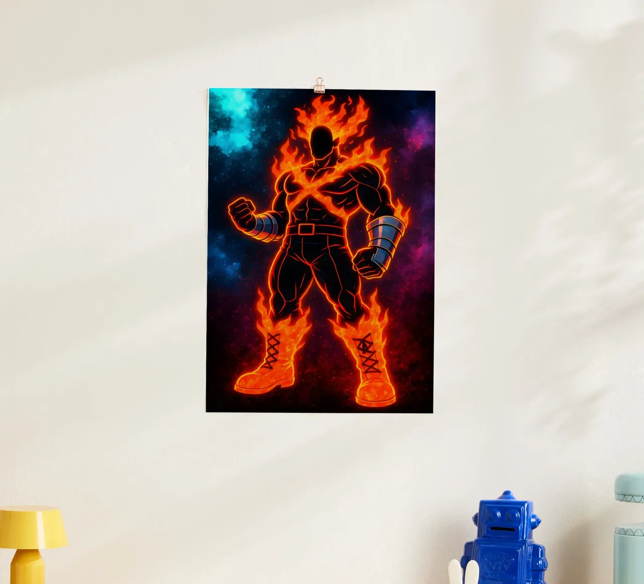 Soul Of my hero academia Endeavor carta hahnemühle da DGSoulheroes