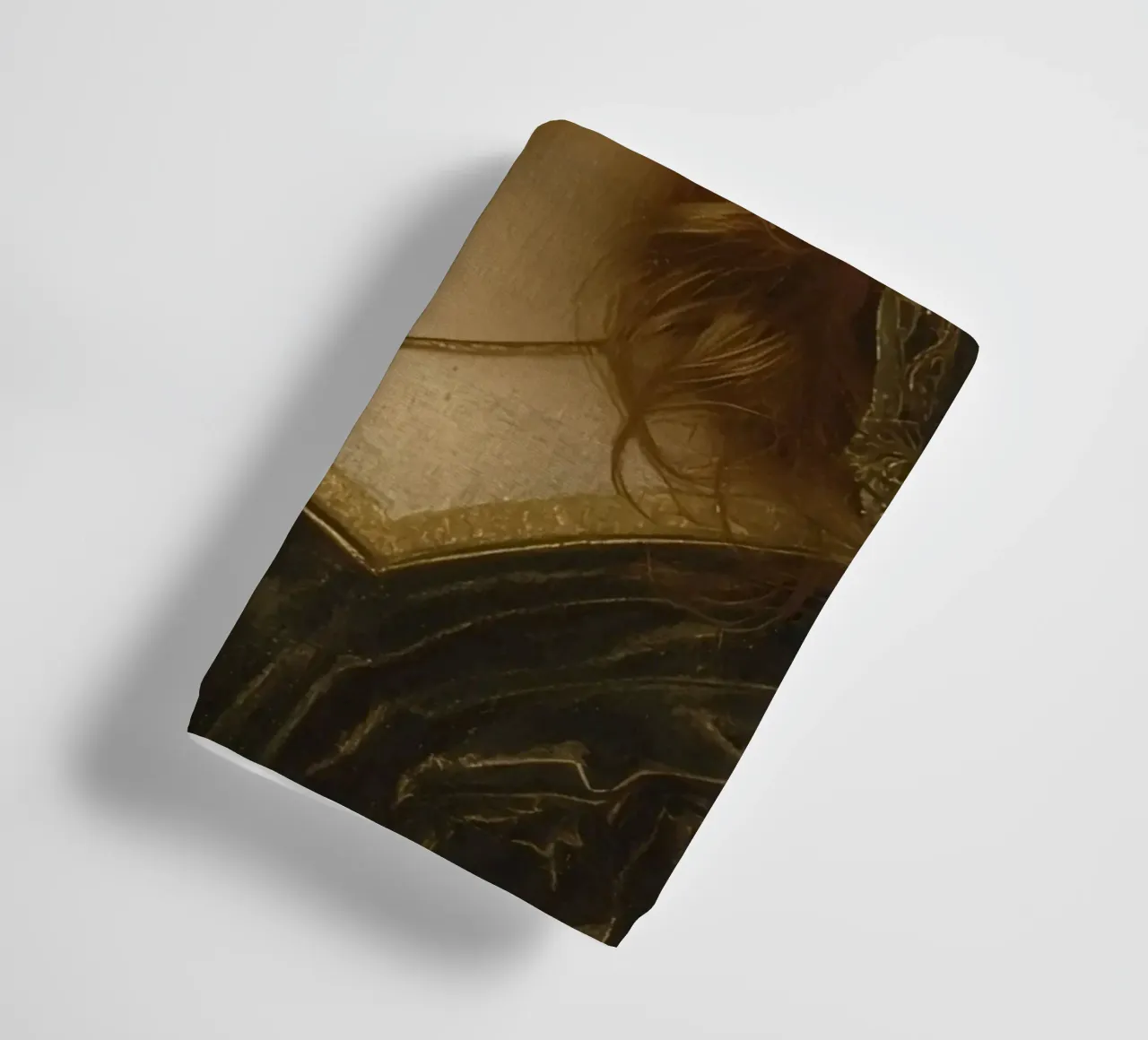 young woman with long hair wearing a dark gown towel by DesignDoodle