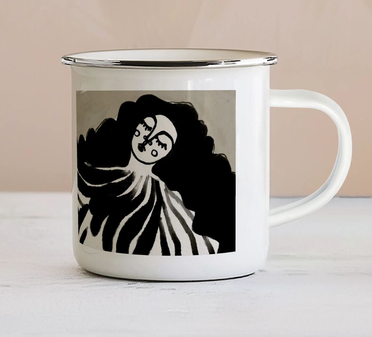 The Here And Now tazza in smalto da treechild