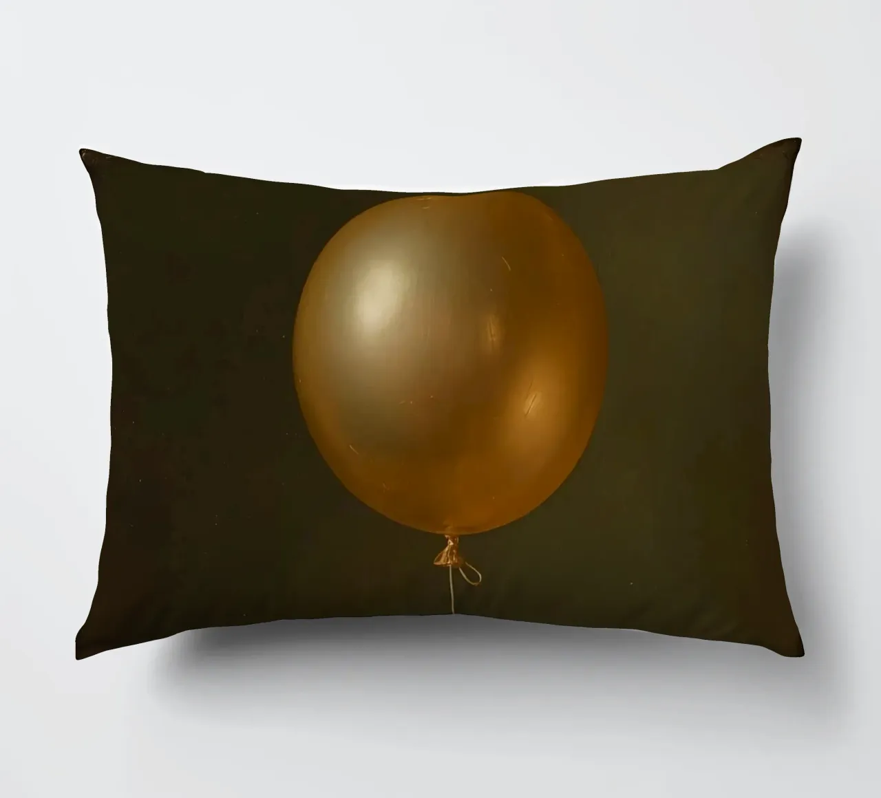 Pallone d'oro tenuto da una mano su uno sfondo scuro cuscino da DesignDoodle