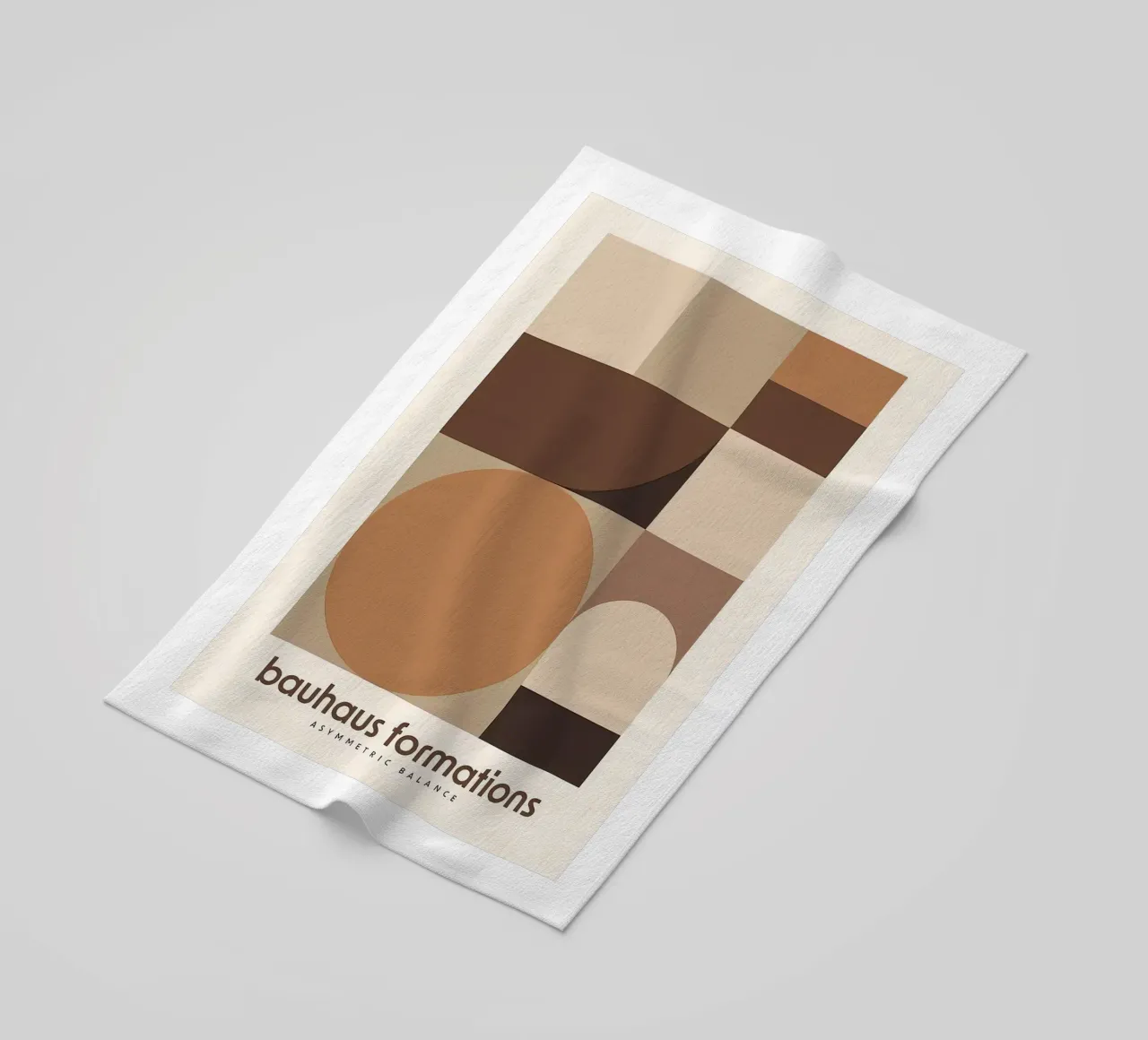 Bauhaus Formations beach towel by Narciso