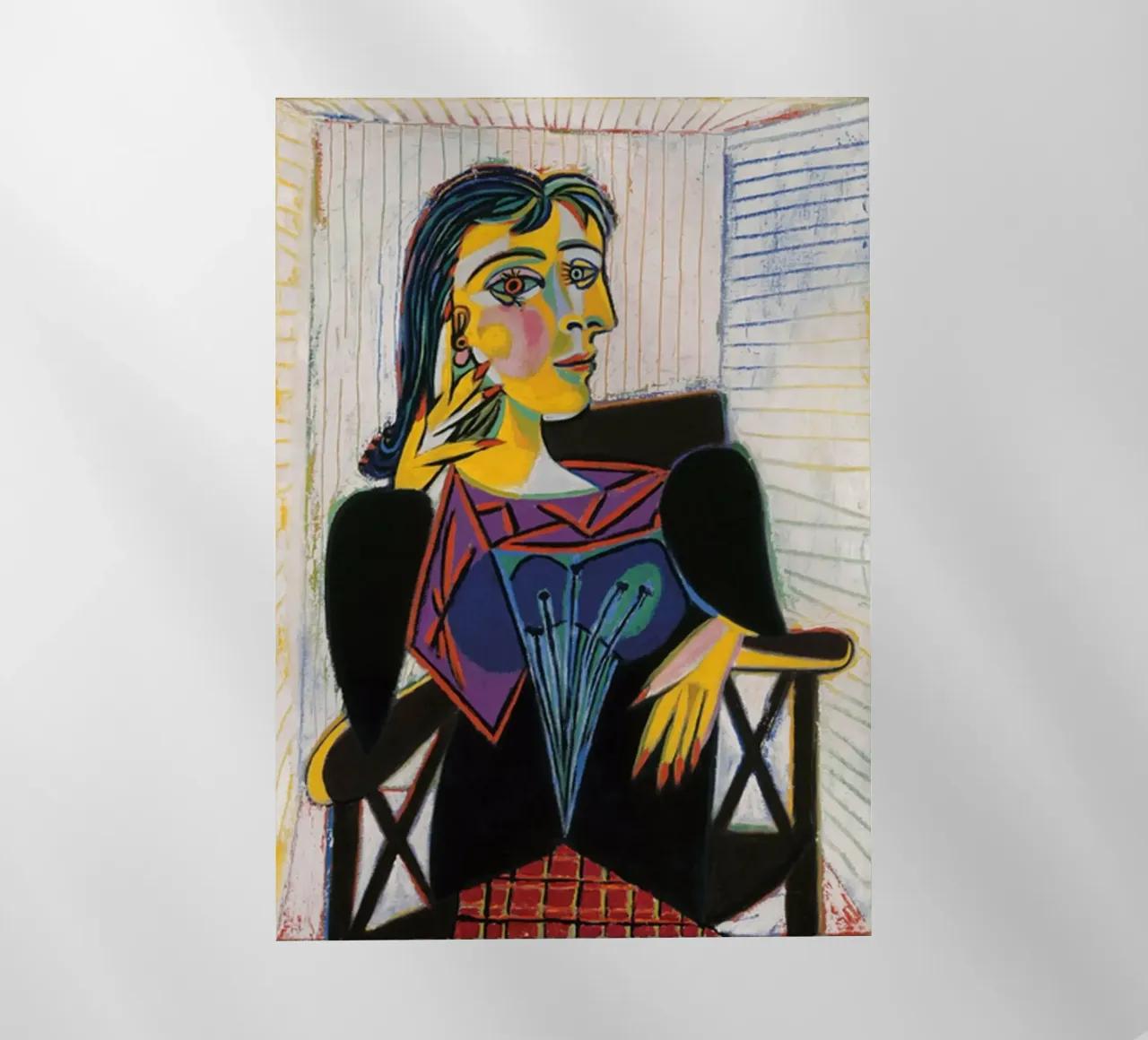 Ritratto di Dora Maar pellicola backlit da Susanprint