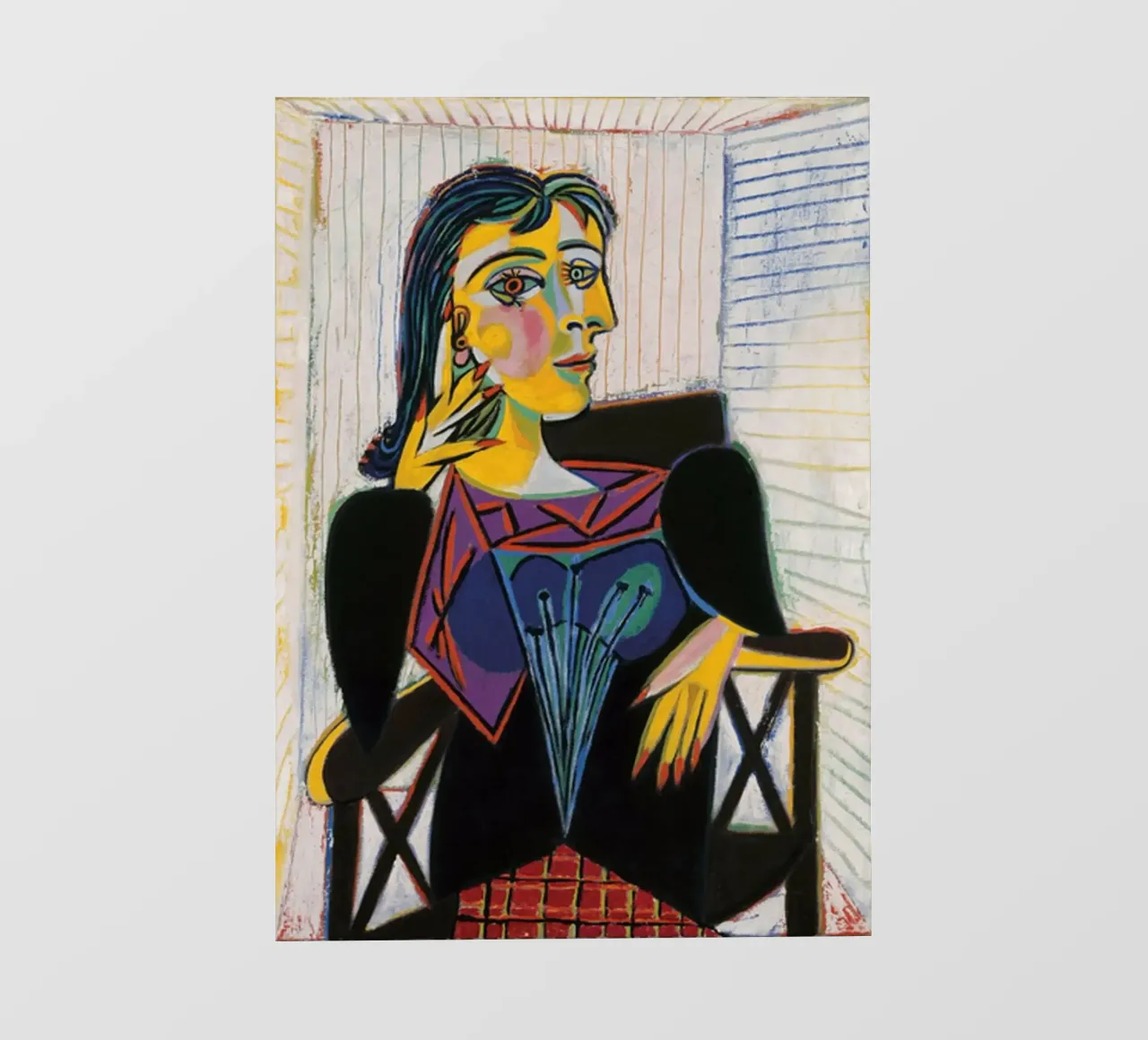 Ritratto di Dora Maar pellicola backlit da Susanprint