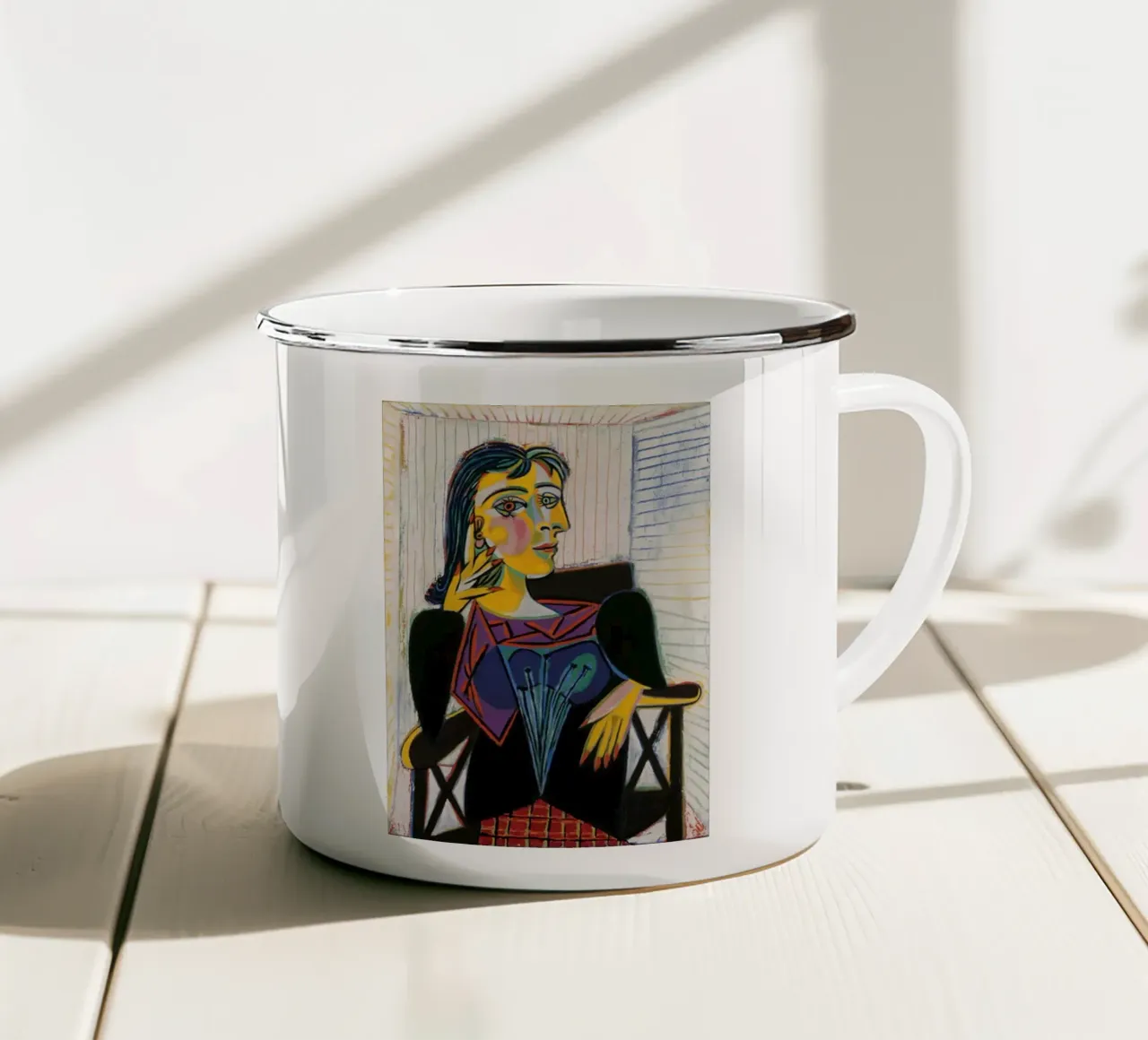 Ritratto di Dora Maar tazza in smalto da Susanprint