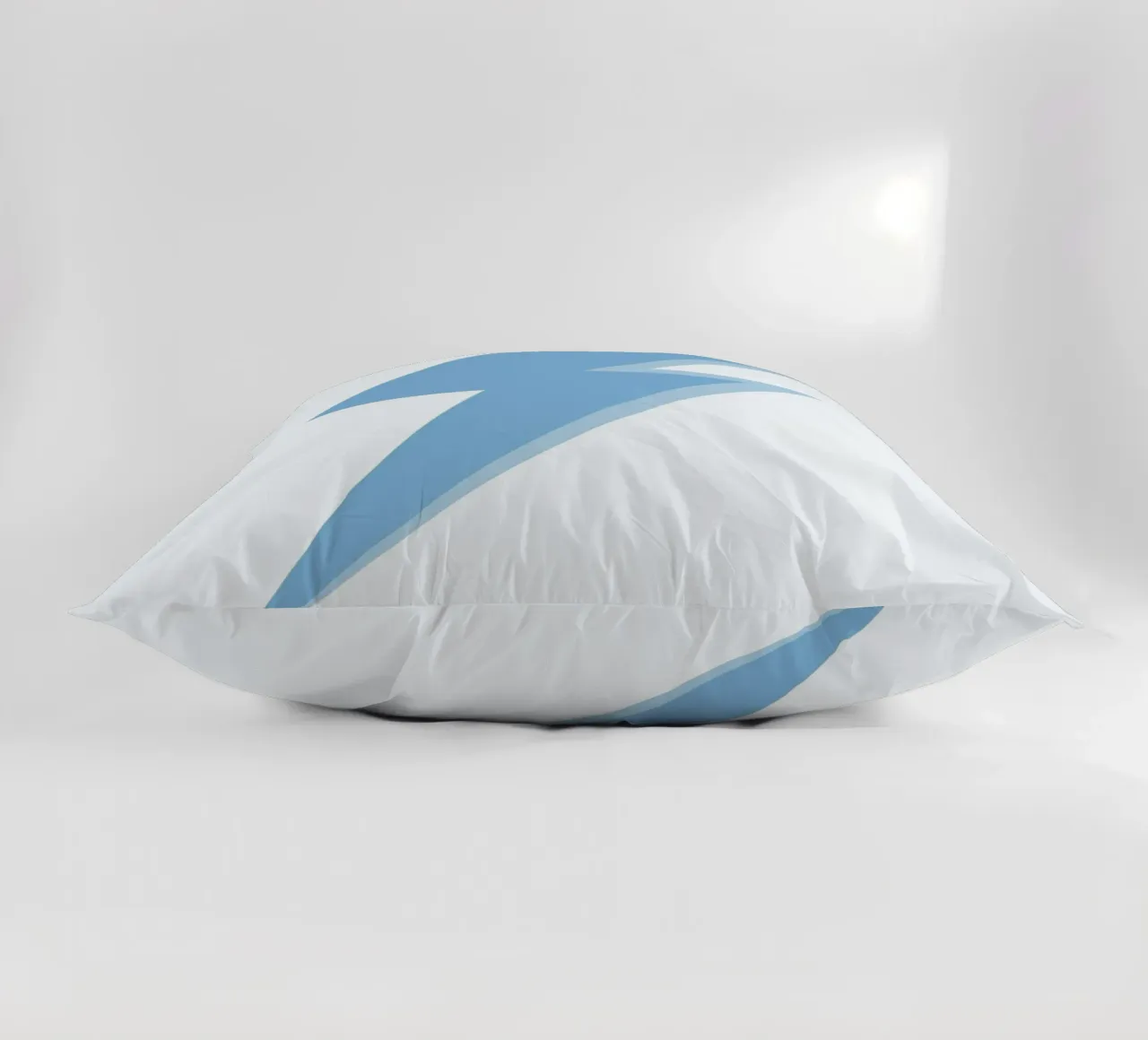 Stampa pop art minimalista con fulmine blu cuscino da homdeco