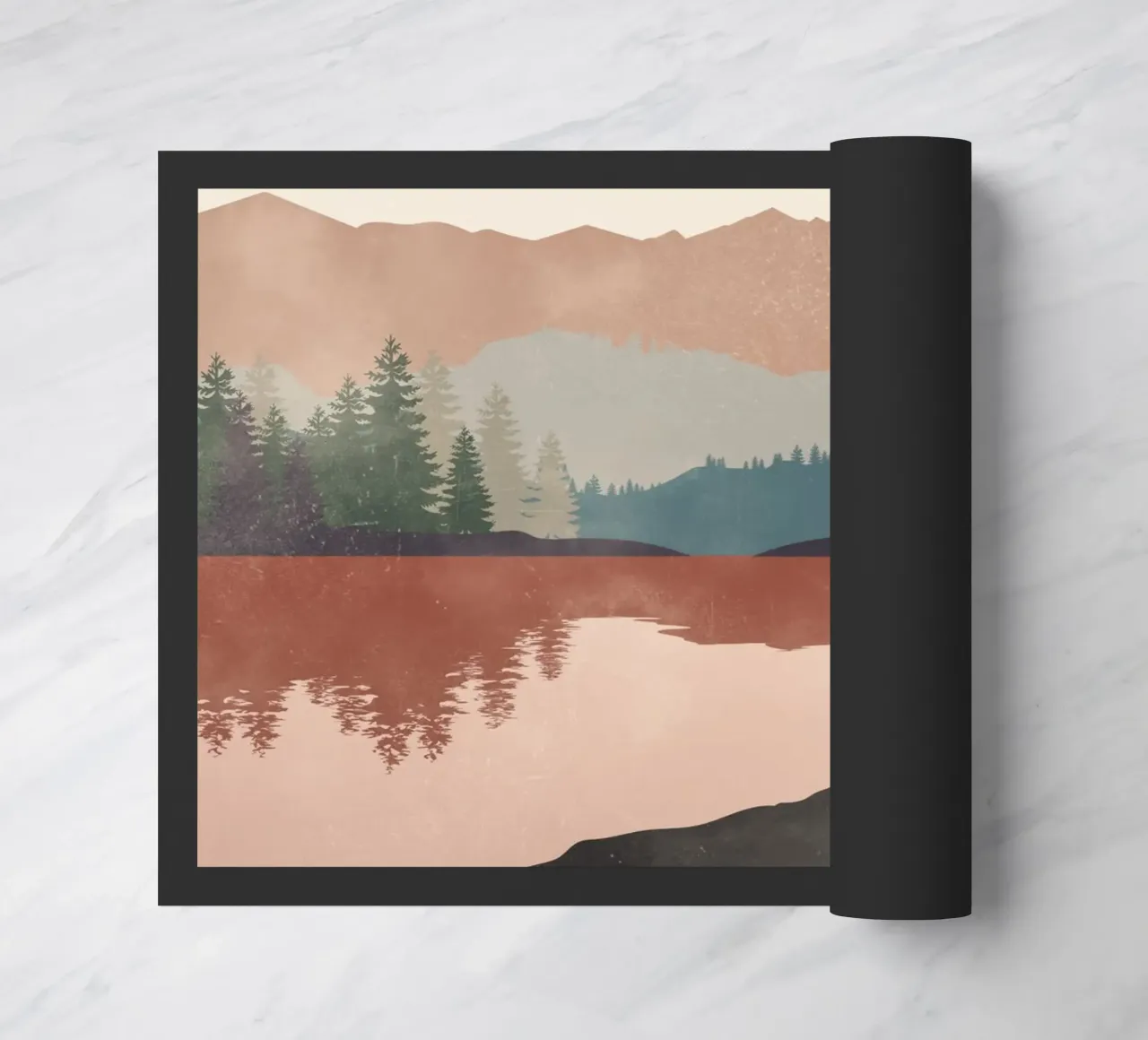 Sunset Landscape zerbino da LeaDArt