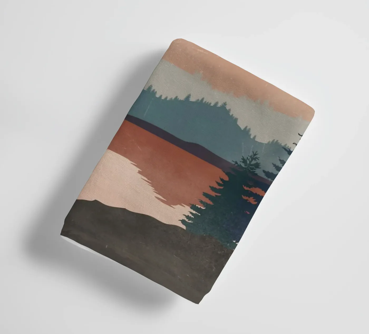 Sunset Landscape towel by LeaDArt
