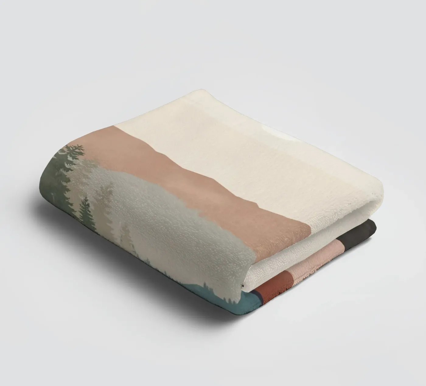 Sunset Landscape towel by LeaDArt