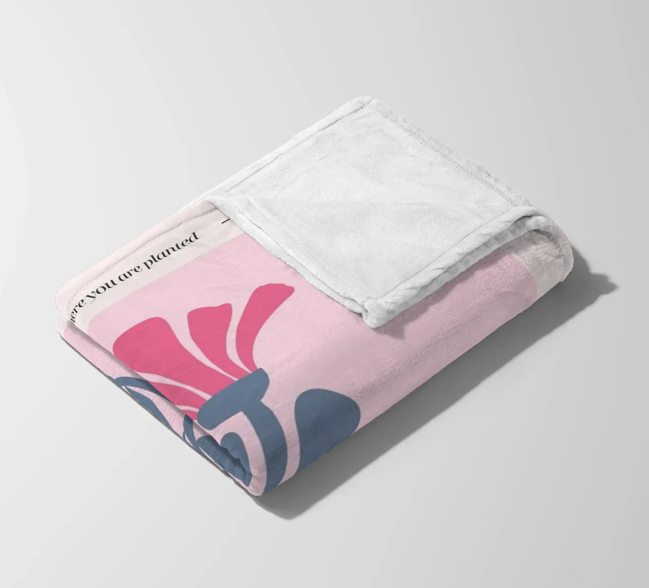 Poster floreale "Freedom" Bloom Where You Are Planted (Libertà) coperta in pile da homdeco