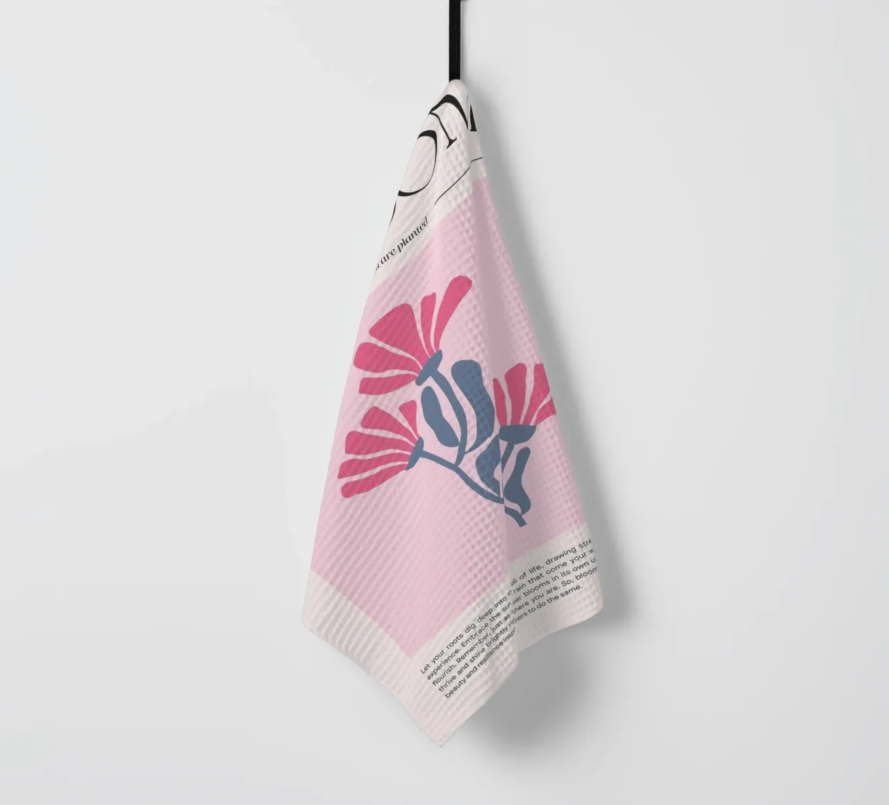 Poster floreale "Freedom" Bloom Where You Are Planted (Libertà) canovaccio da cucina da homdeco
