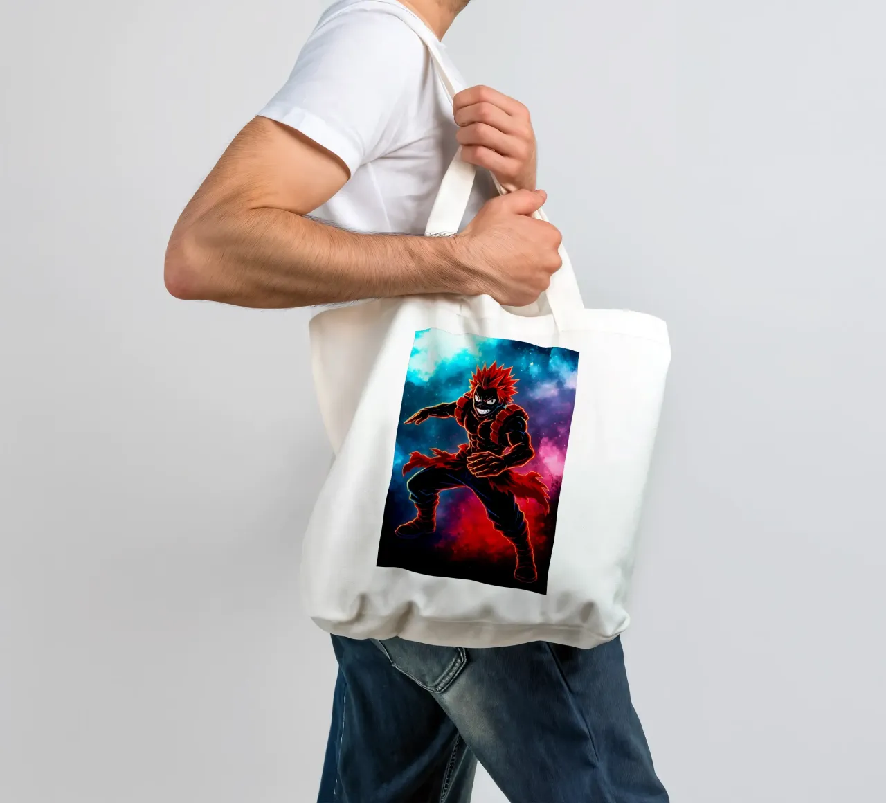 Soul Of my hero academia Kirishima Eijirou borsa in juta da DGSoulheroes