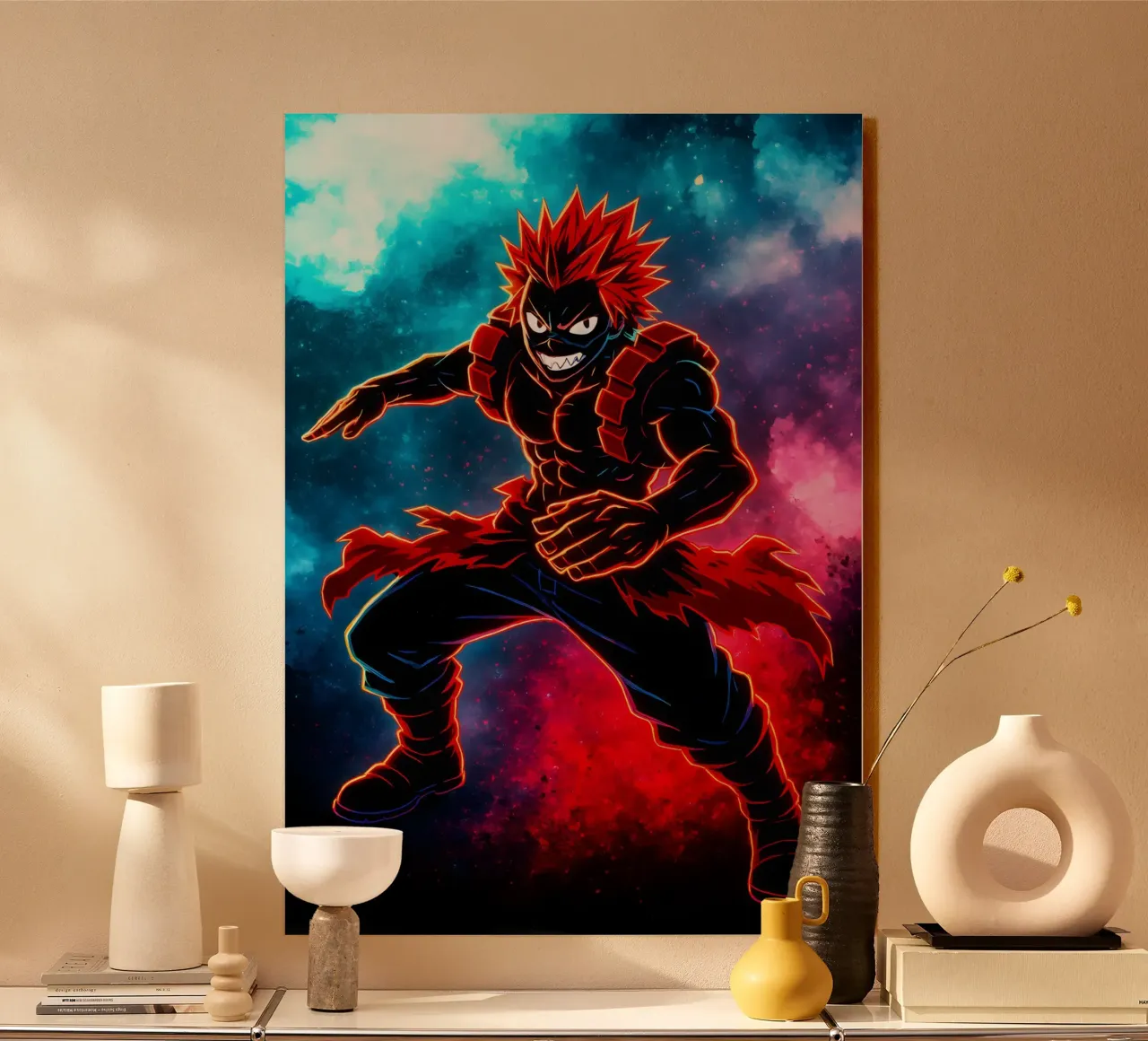 Soul Of my hero academia Kirishima Eijirou alluminio dibond da DGSoulheroes