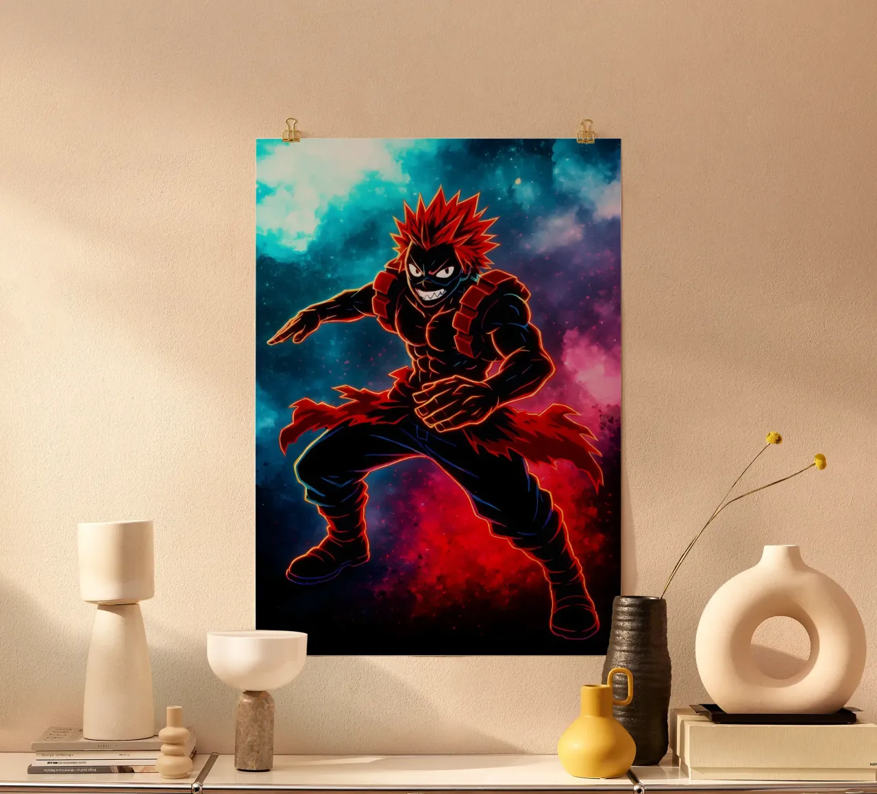 Soul Of my hero academia Kirishima Eijirou carta hahnemühle da DGSoulheroes