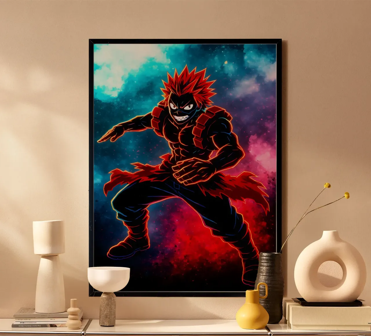Soul Of my hero academia Kirishima Eijirou carta hahnemühle da DGSoulheroes
