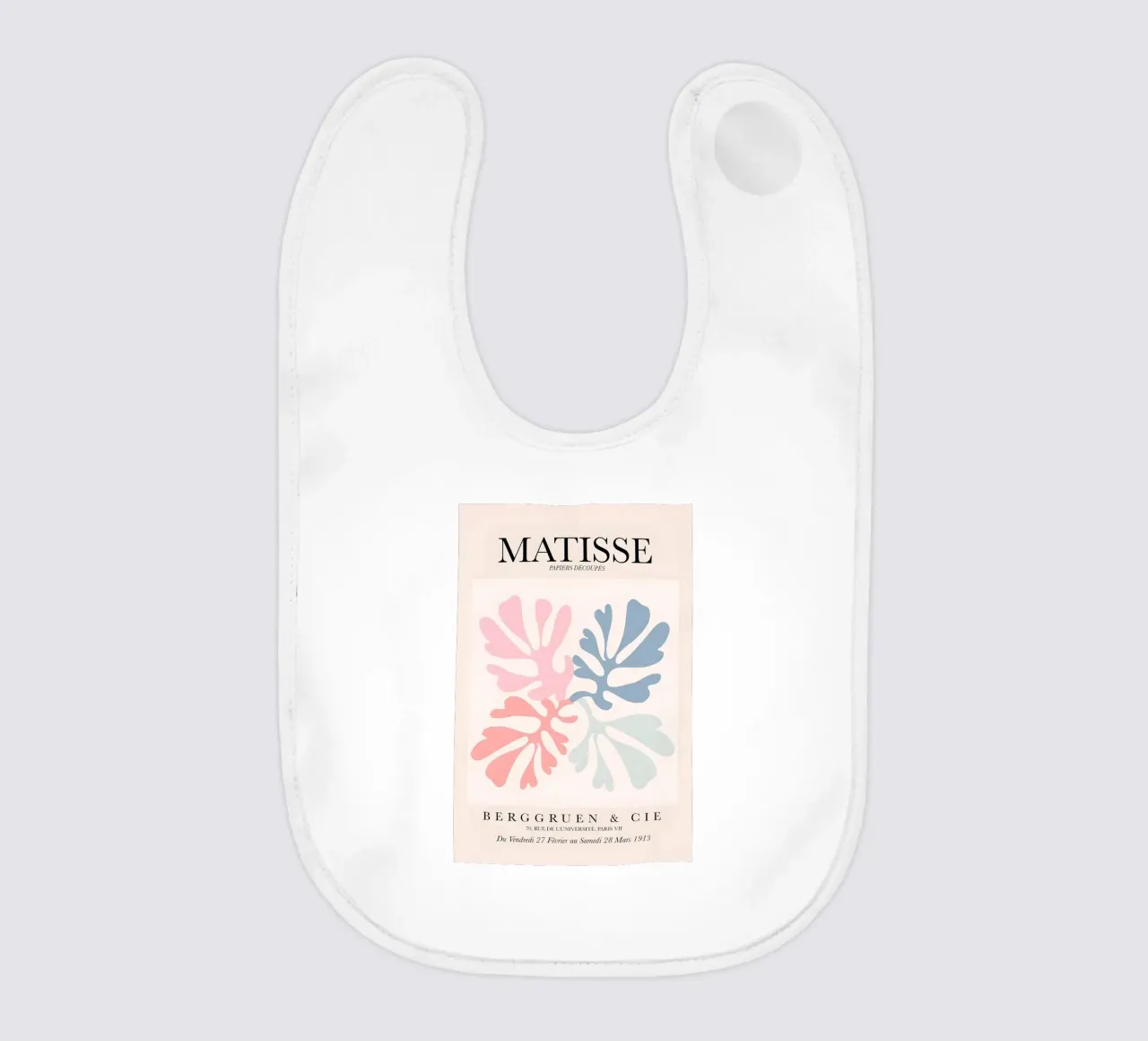 Poster con ritagli astratti di foglie di papiro di Matisse bavaglino da homdeco