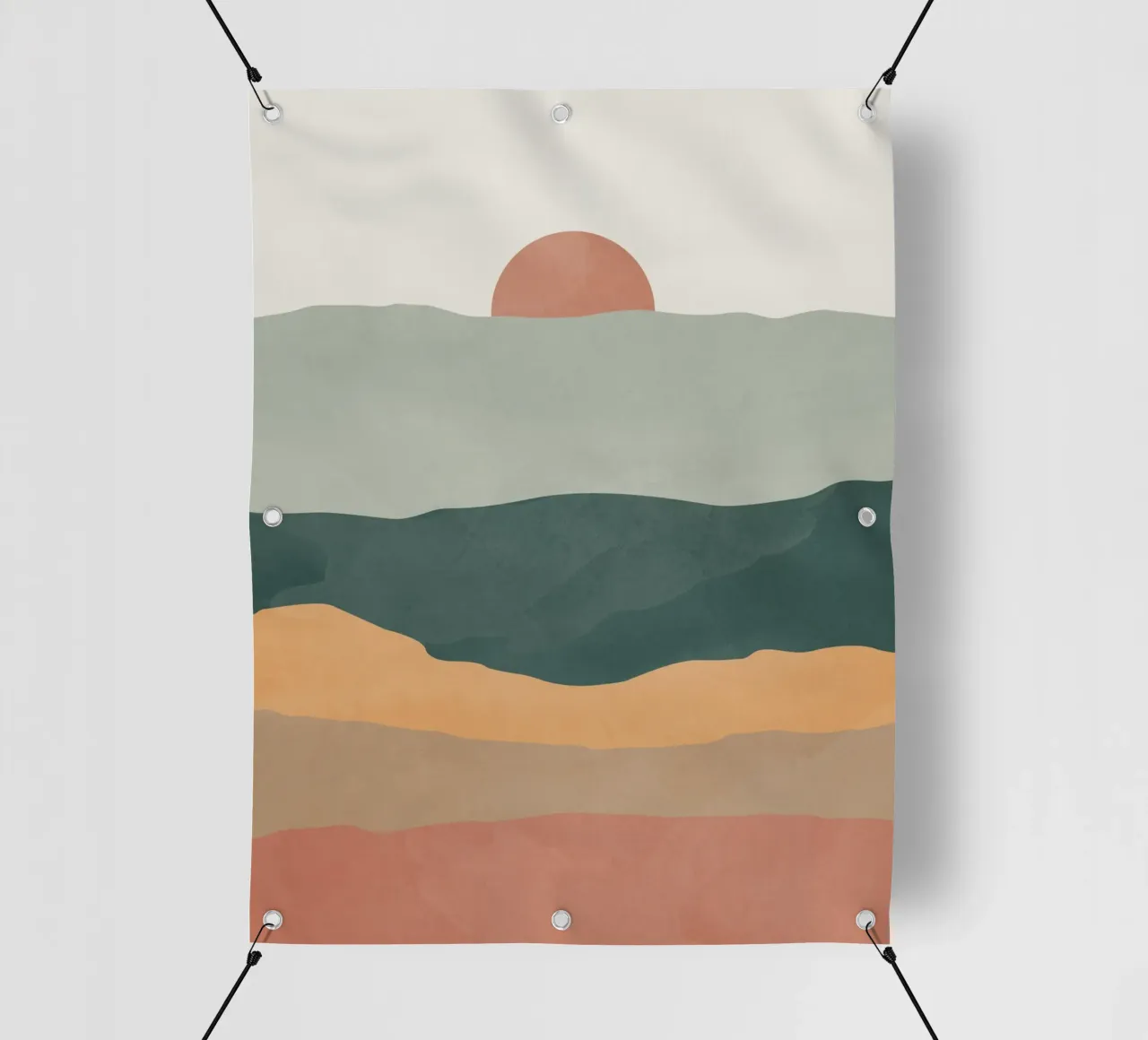 Paesaggio a strati telo in pvc da LeaDArt
