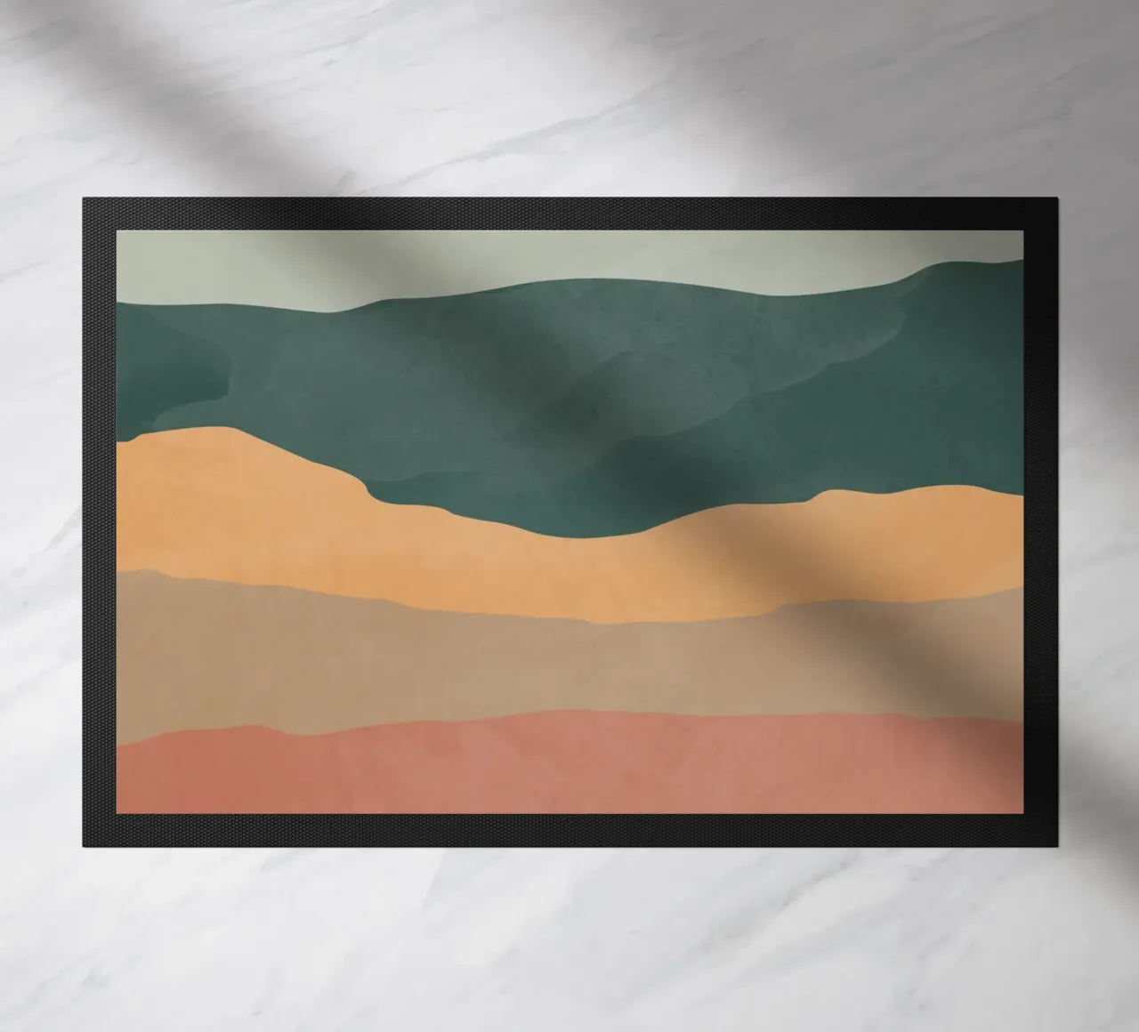 Layered Landscape doormat by LeaDArt