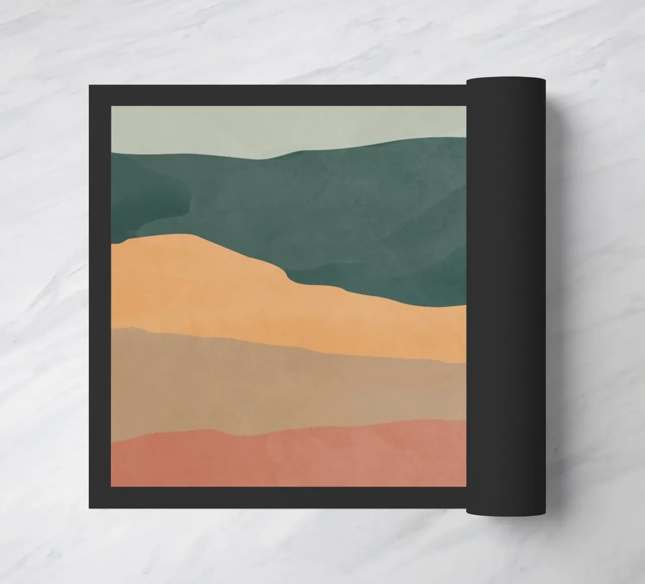 Layered Landscape doormat by LeaDArt