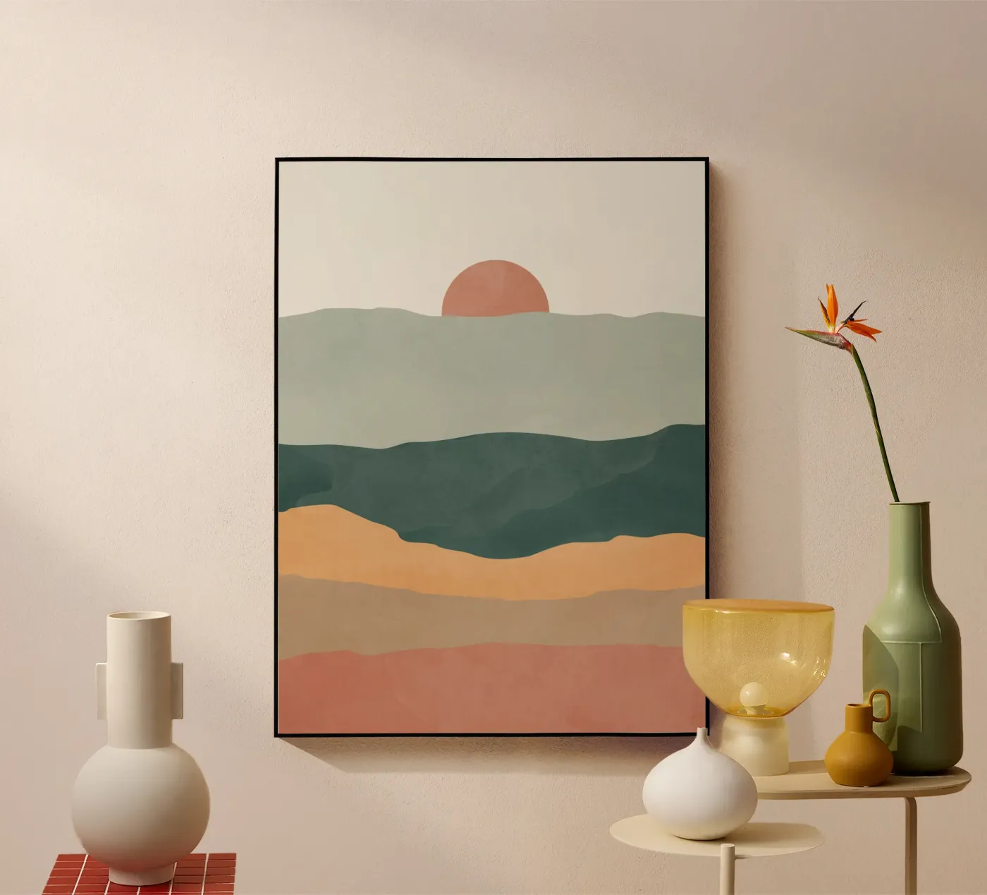 Layered Landscape Acryl-Glas von LeaDArt